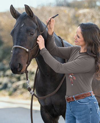 Westernhalfter & Stricke
