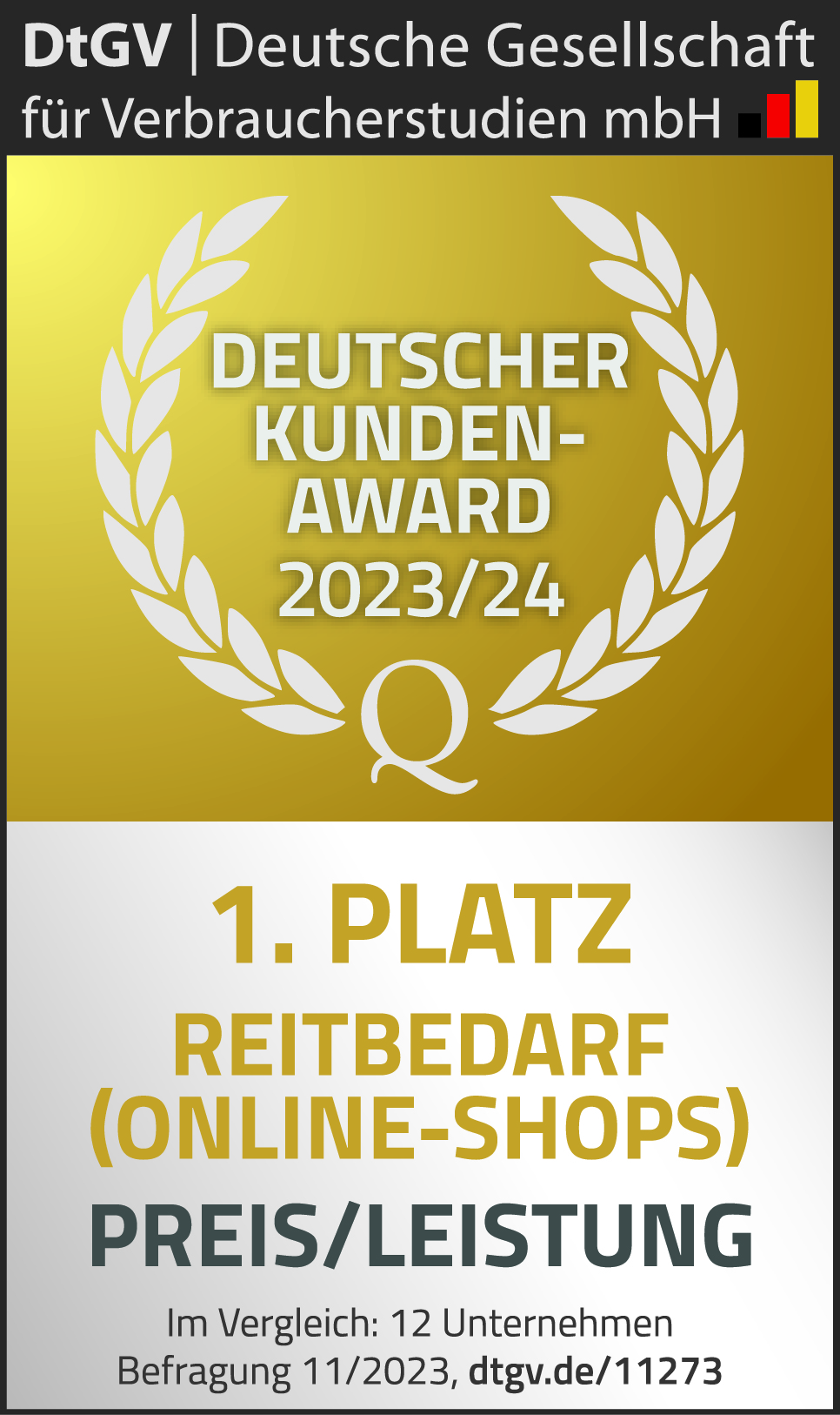 Deutscher Kunden-Award 2021/22: 1. Platz