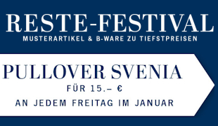 Reste-Festival - Jeden Freitag im Dezember