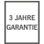 3 Jahre Herstellergarantie