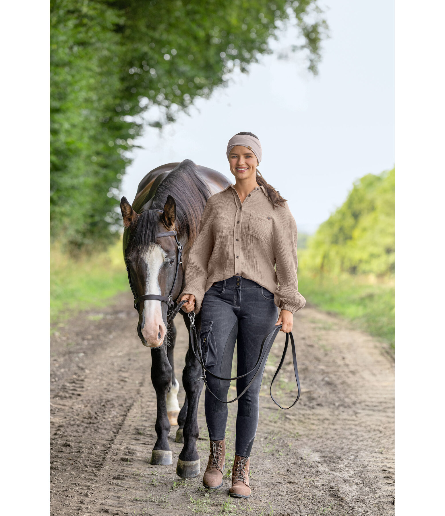 Musselin-Hemdbluse Colorado