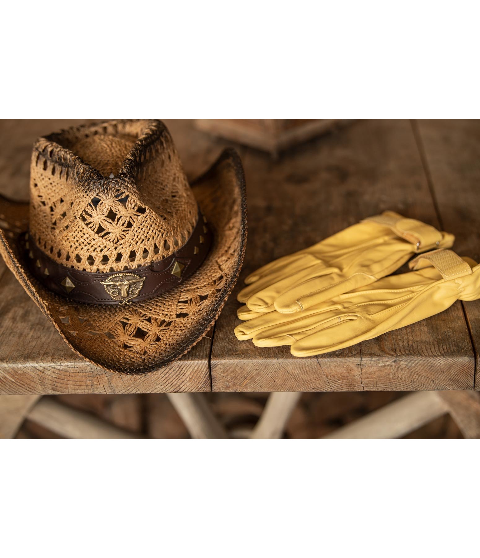 Lederhandschuh Worker