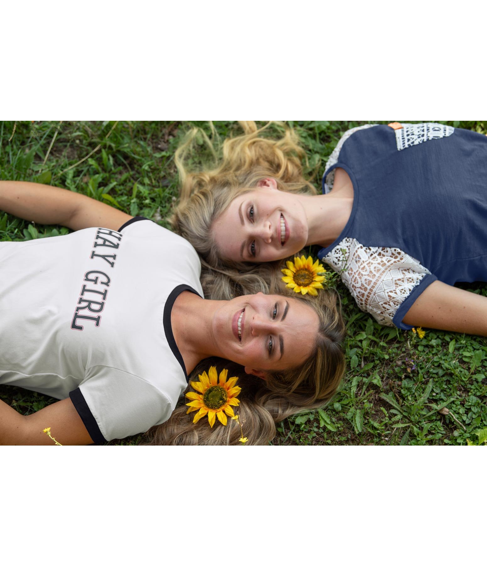 Ladies T-Shirt Hay Girl