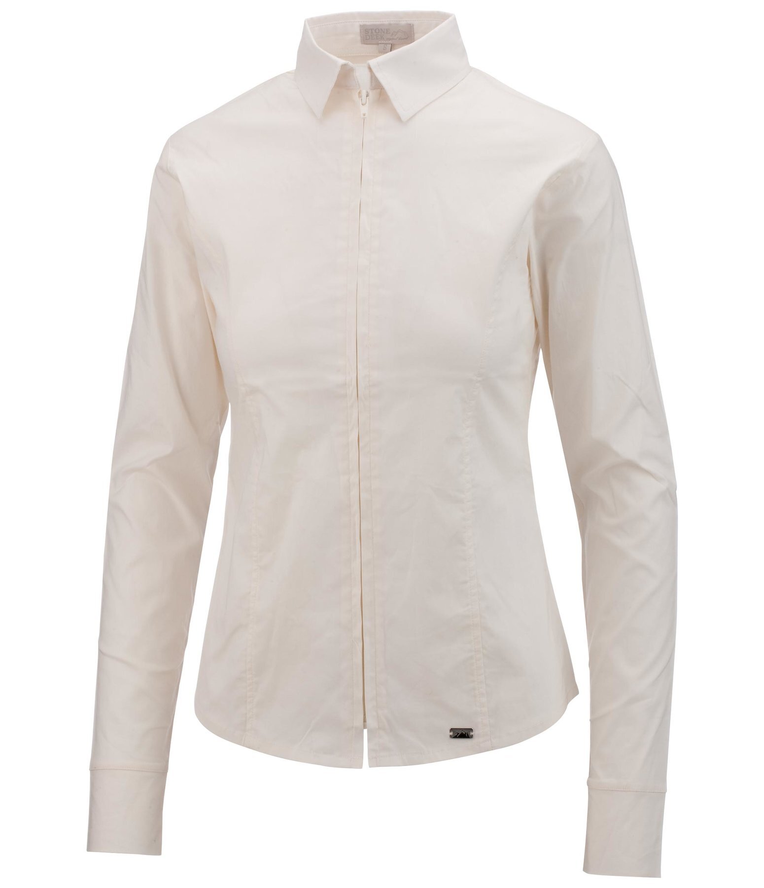 Zip Up Bluse