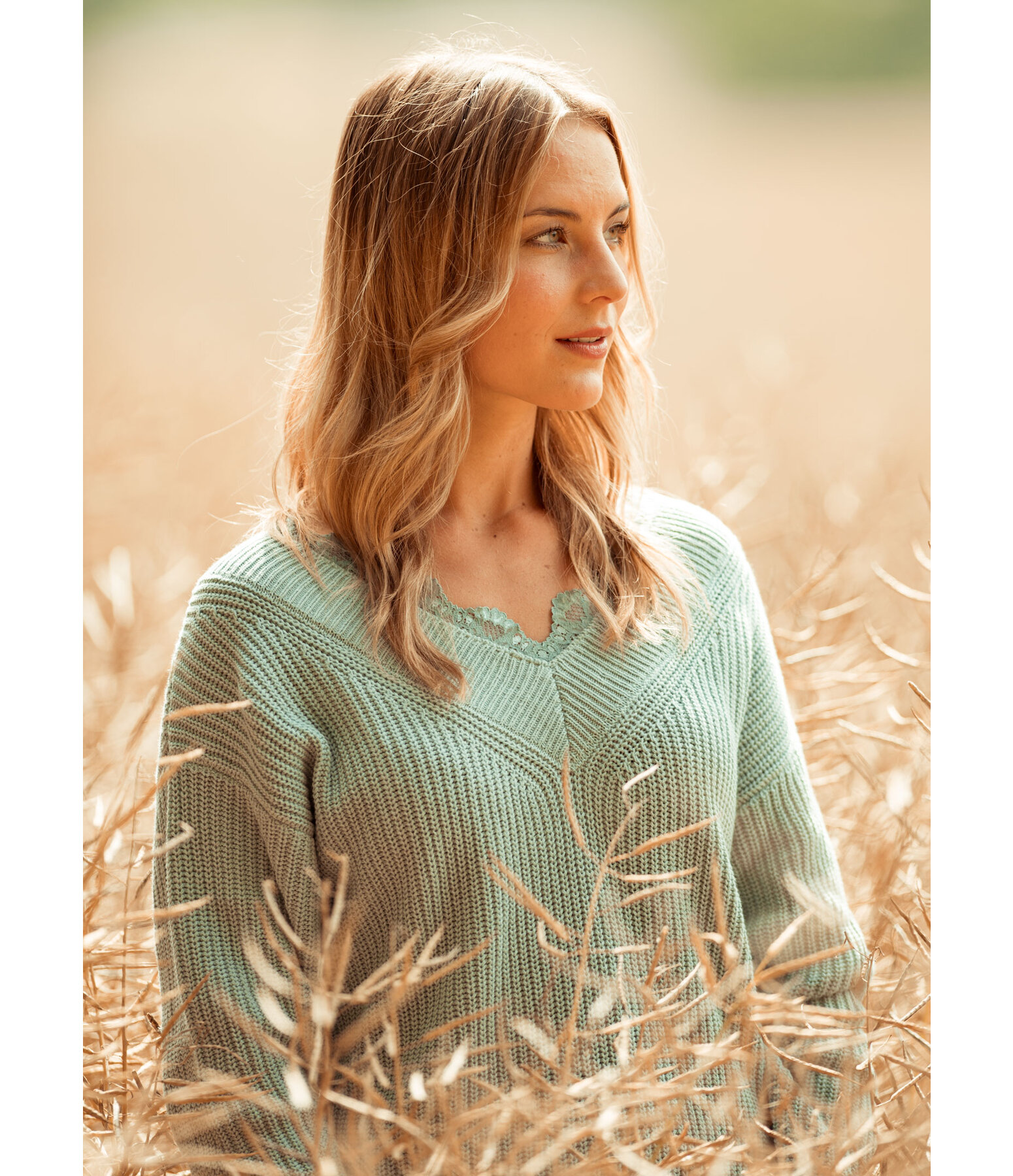 Strickpullover Lace