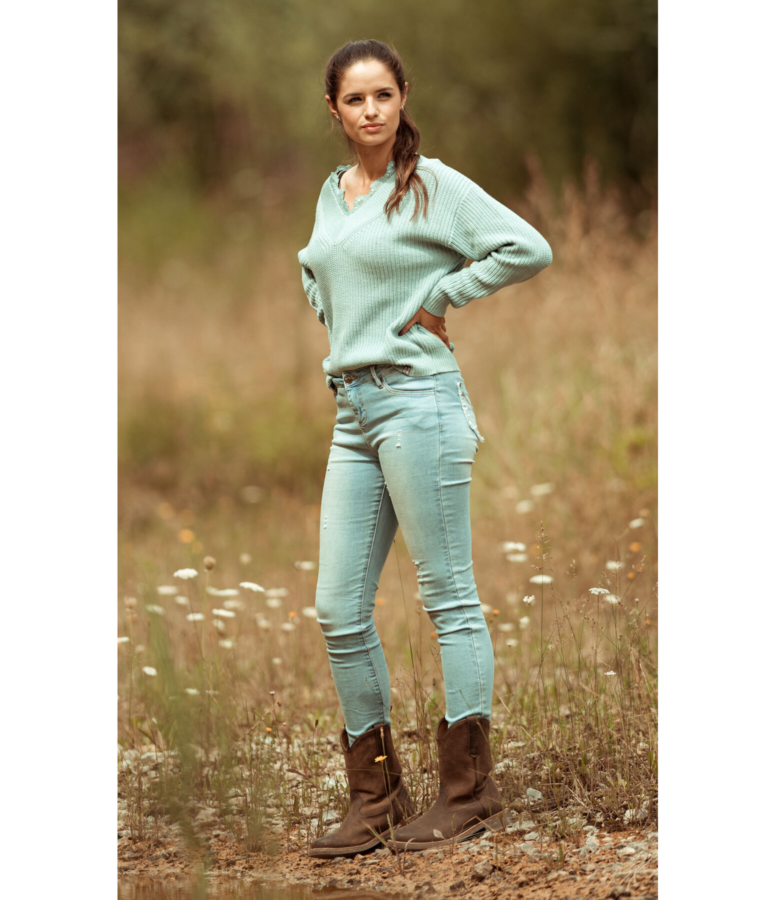 Strickpullover Lace