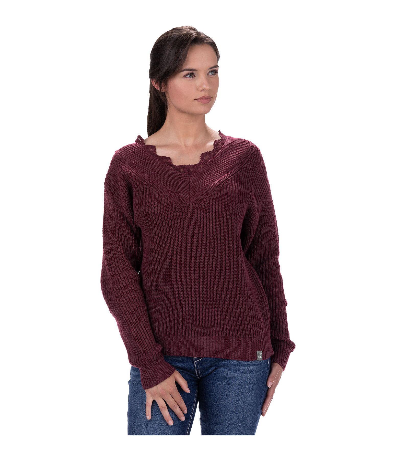 Strickpullover Lace