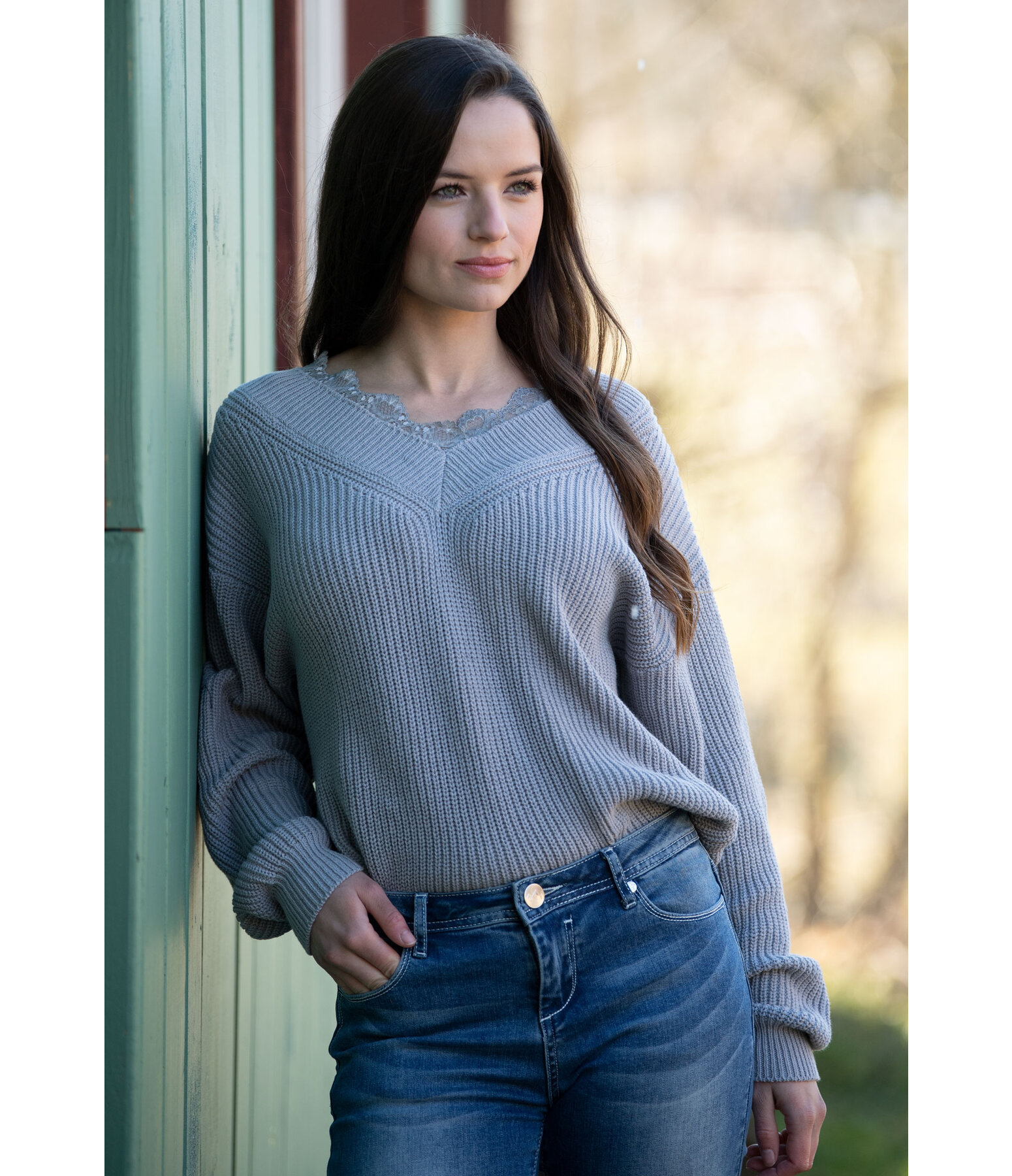 Strickpullover Lace