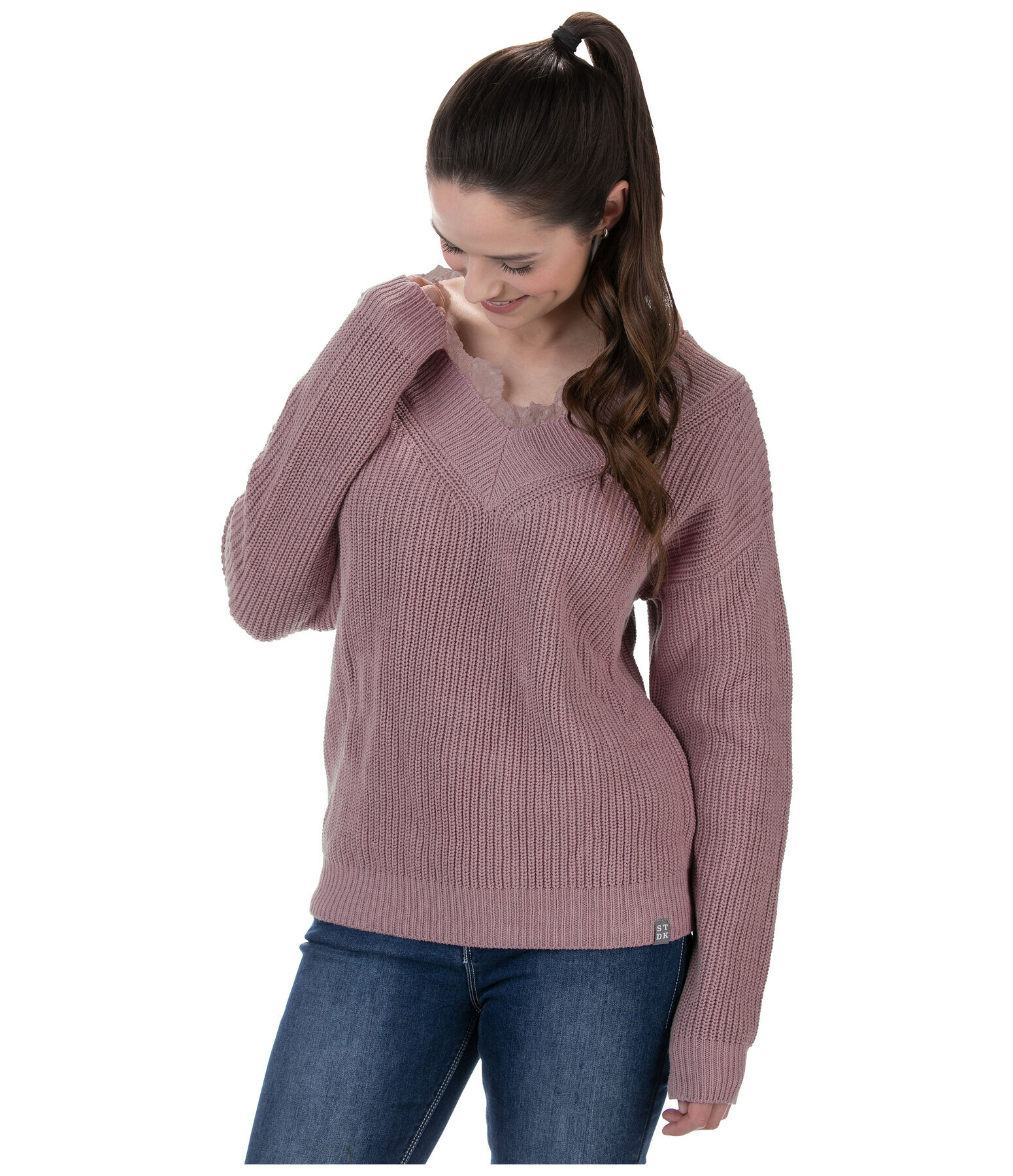 Strickpullover Lace