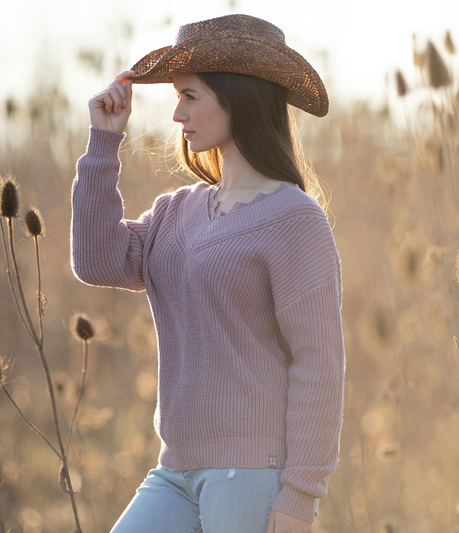 Strickpullover Lace