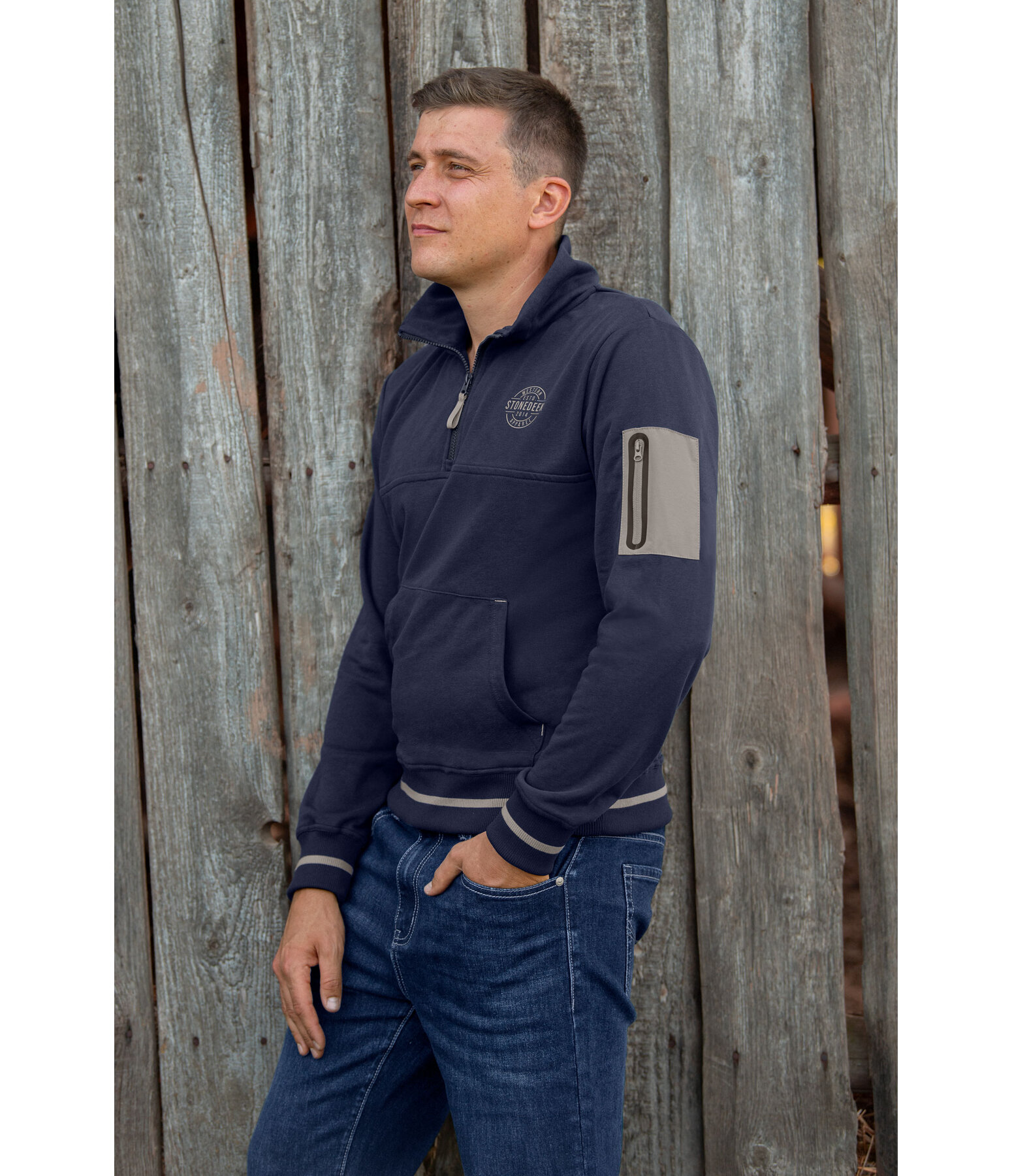 Herren-Zip-Sweater Zach