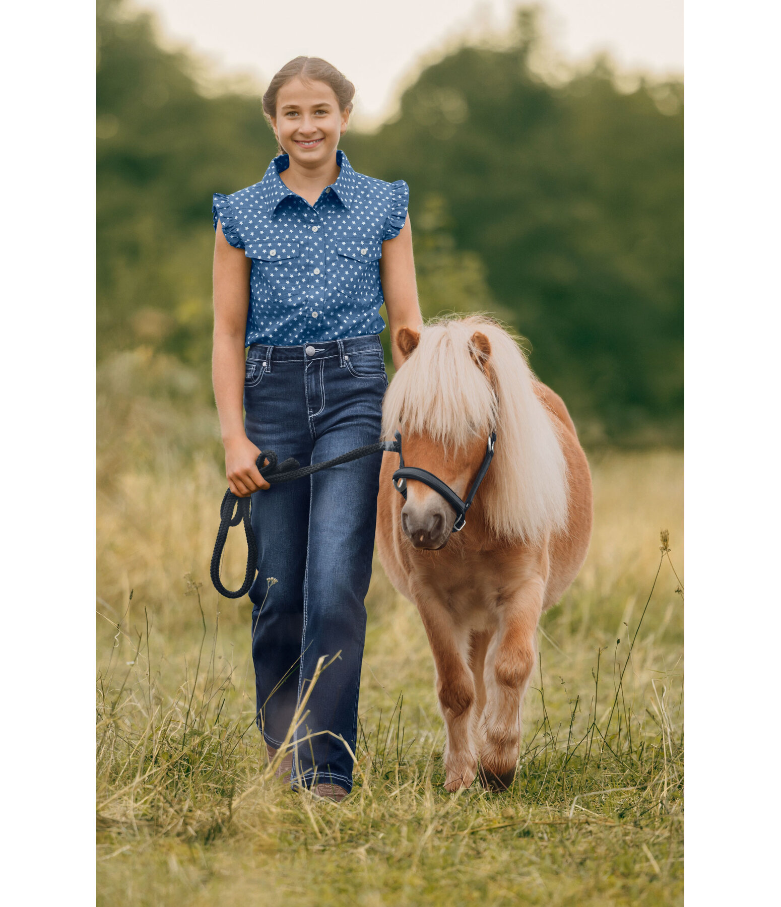Kinder-Western-Reitjeans Stella