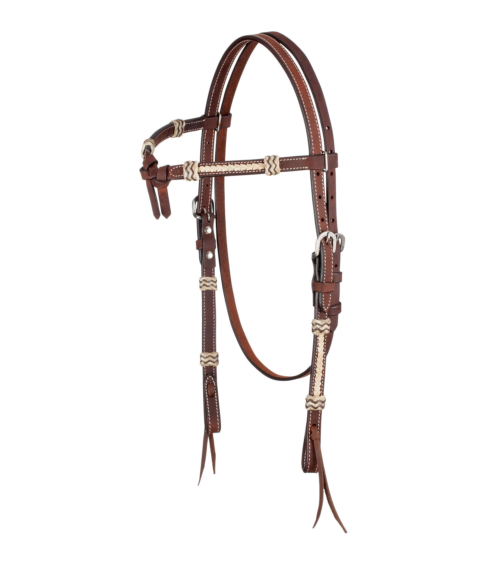 Kopfstck Braided Rawhide