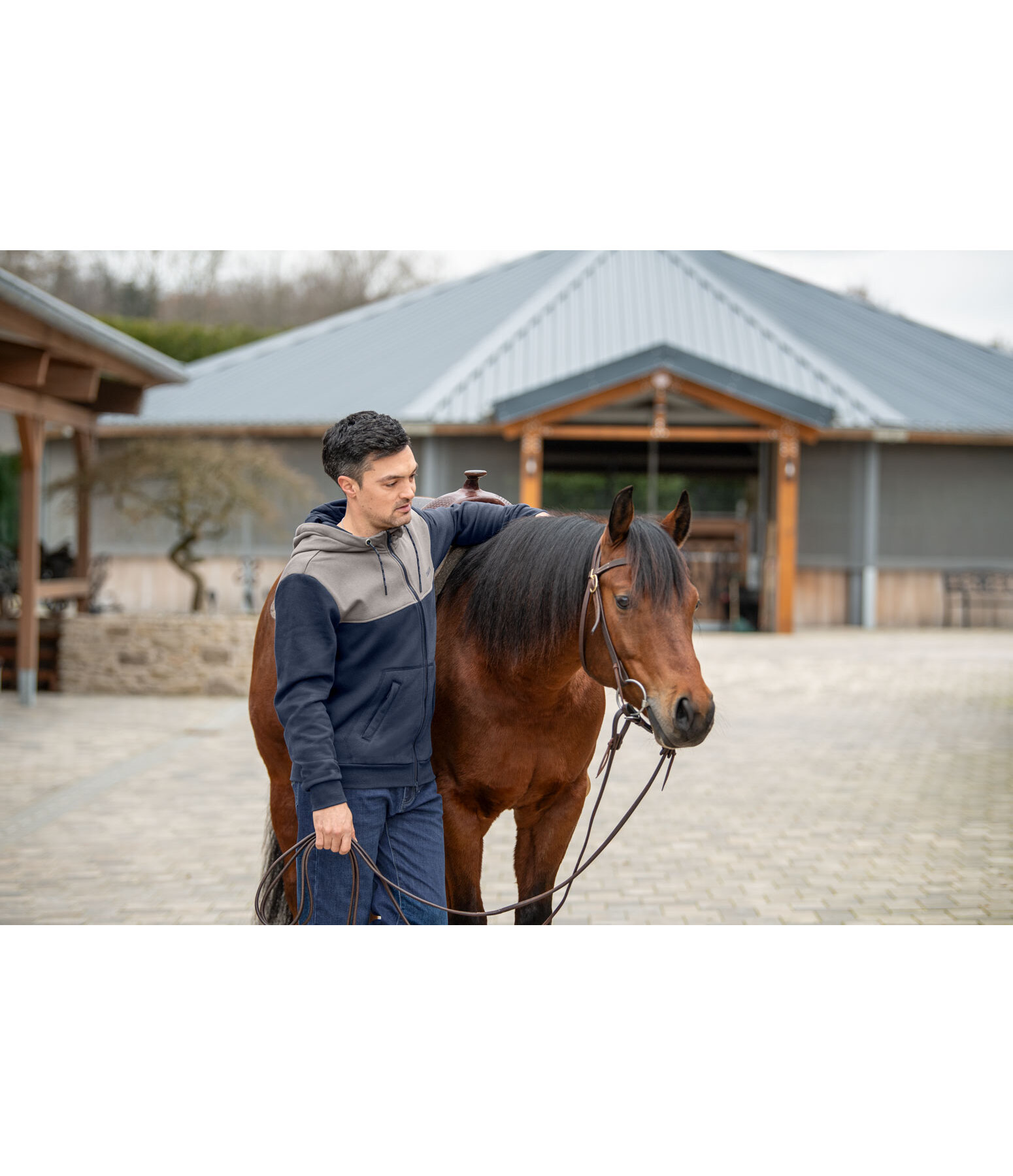 Herren-Sweatshirtjacke Jasper