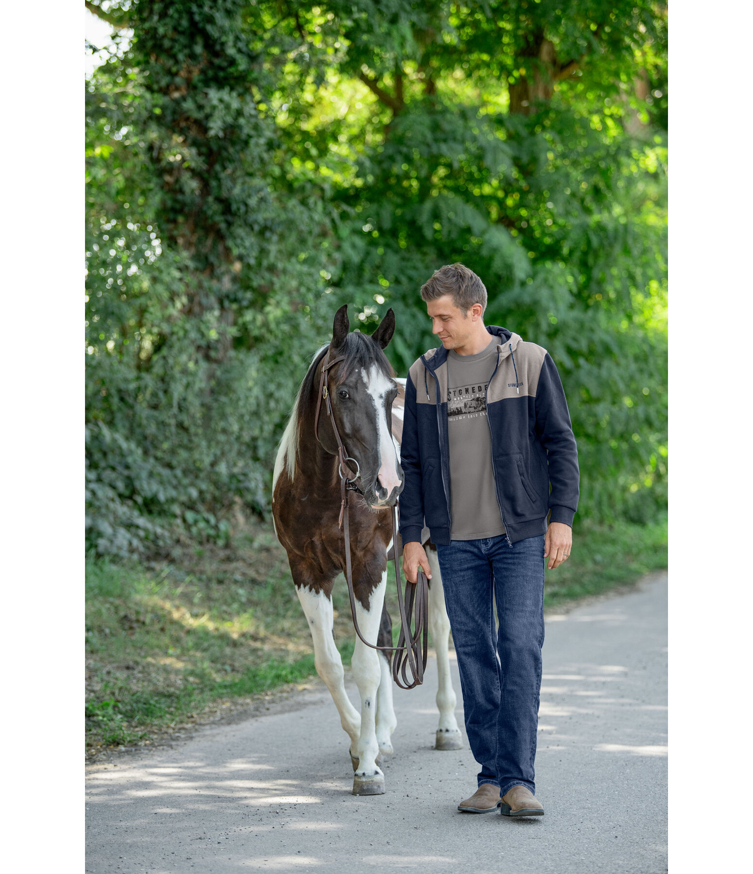 Herren-Sweatshirtjacke Jasper