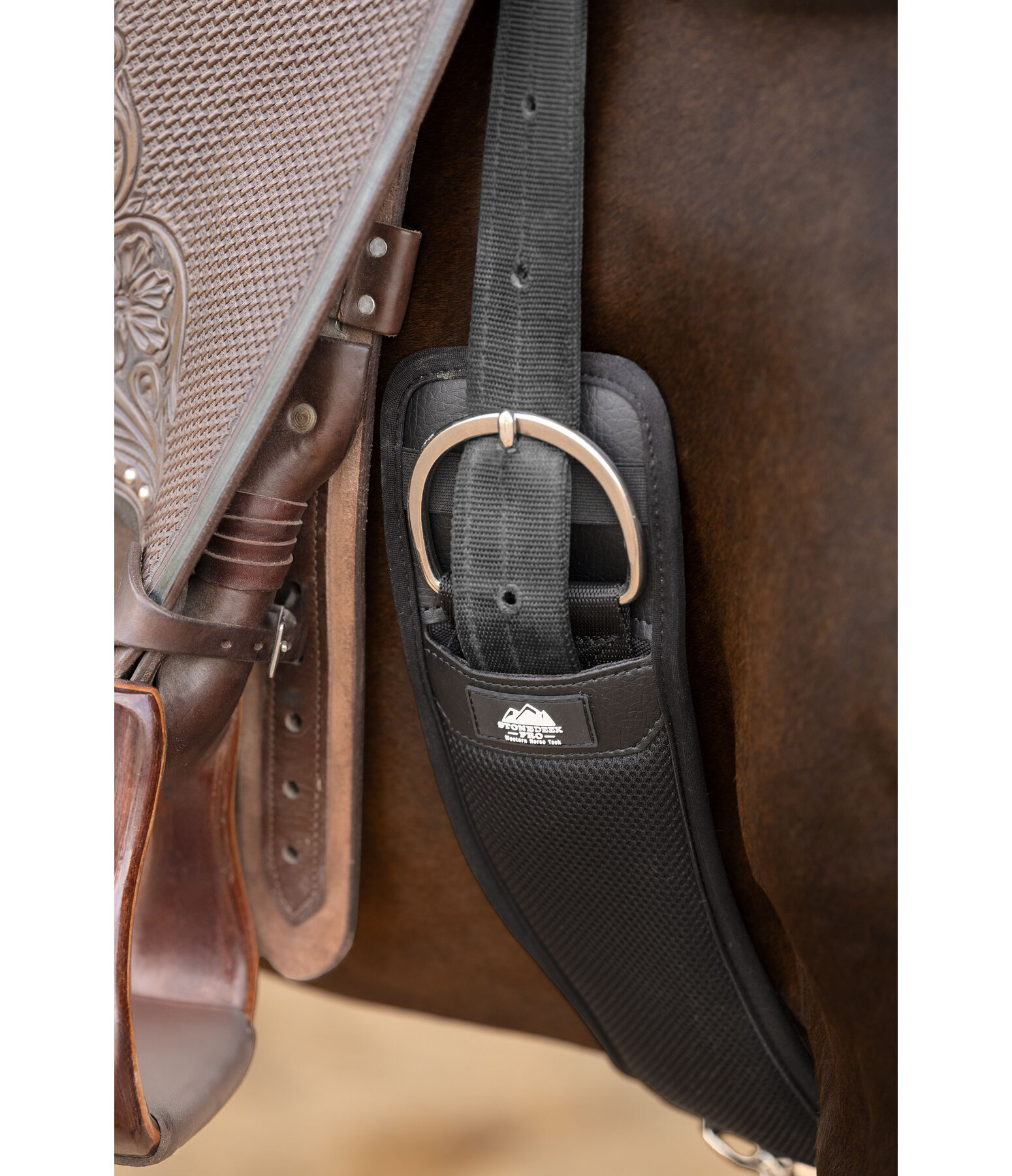 Pro Westernsattelgurt Anatomical Mesh