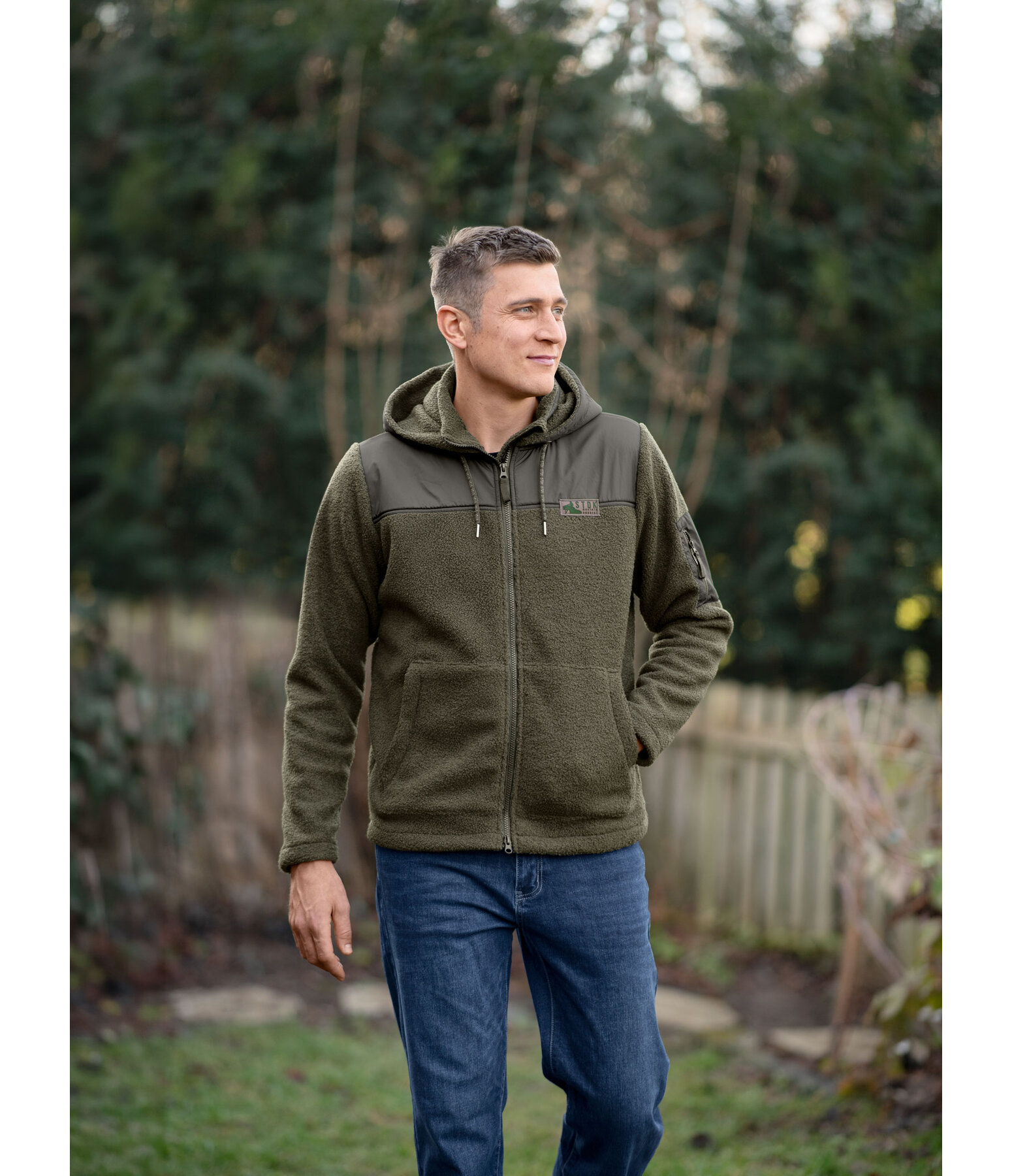 Herren-Teddyfleece-Kombijacke Chayton