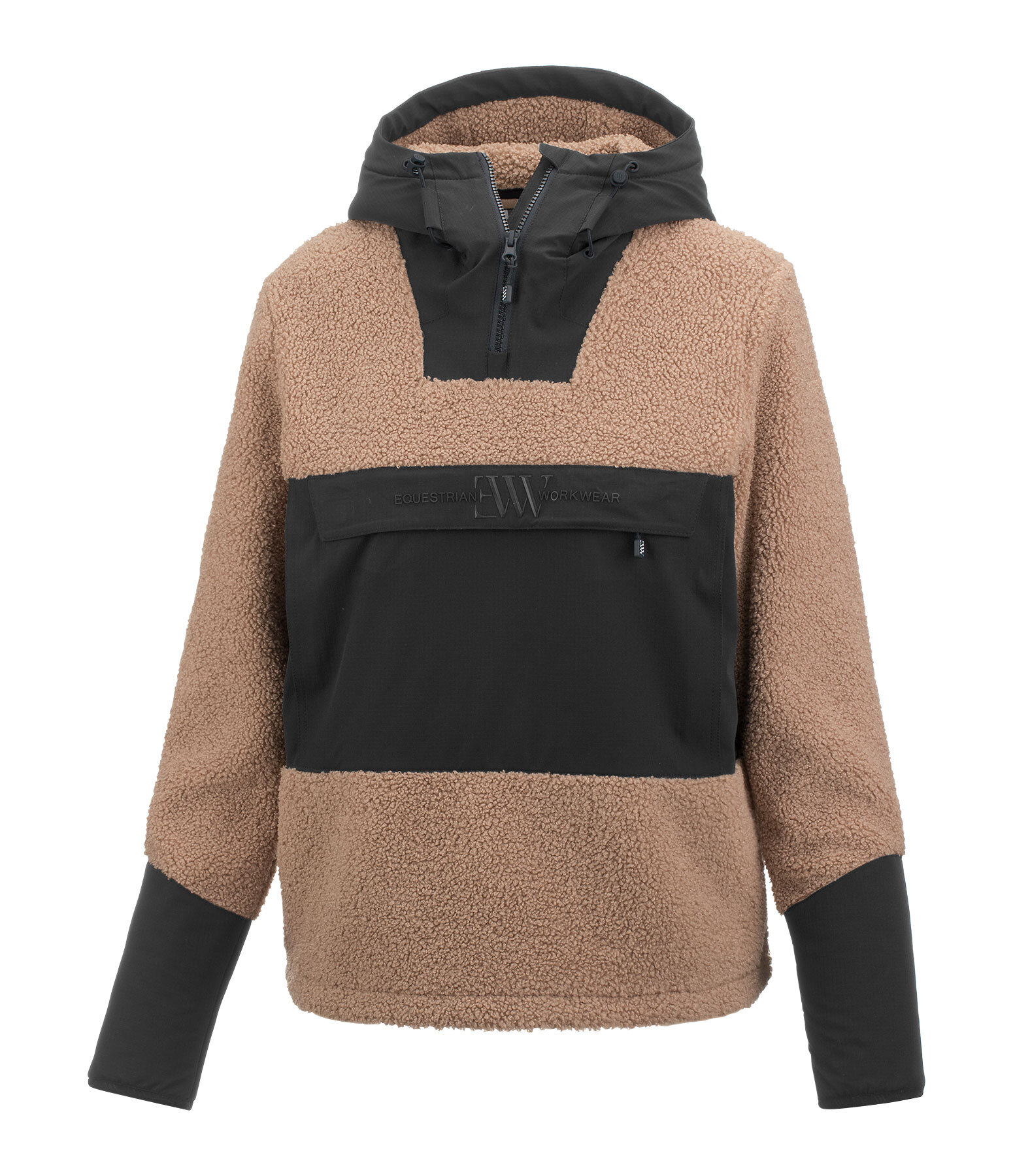 Kapuzen-Sherpa-Fleece-Hoodie
