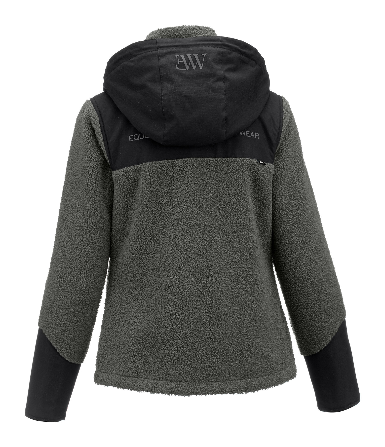 Sherpa-Jacke mit abnehmbarer Kapuze