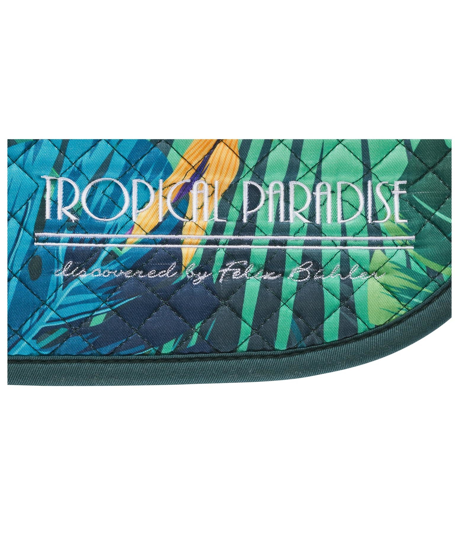 Allover-Print Schabracke Tropical Paradise