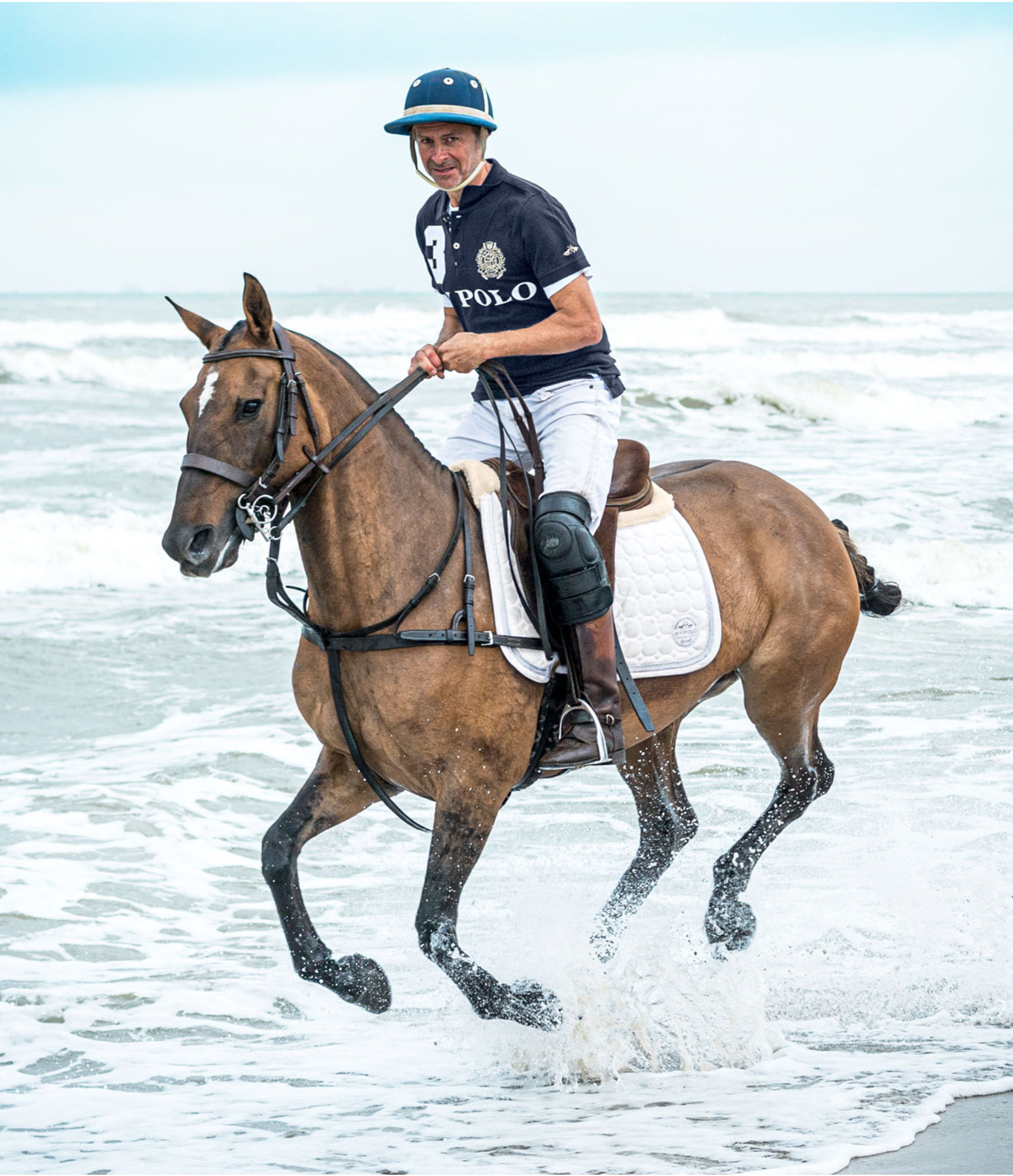 HV Polo Schabracke Fury mit Teddyfleece-Kranz