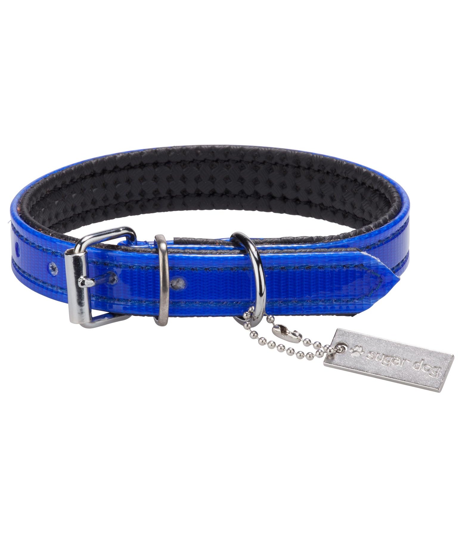 BioThane Hundehalsband Nabuk mit Polsterung