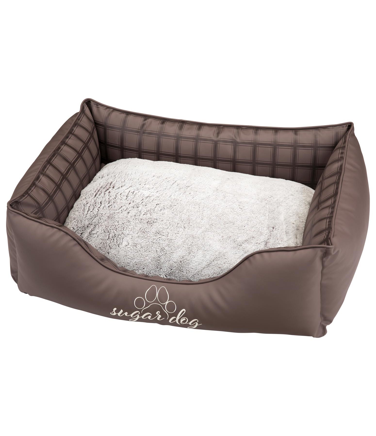 Kunstleder-Hundebett Milon