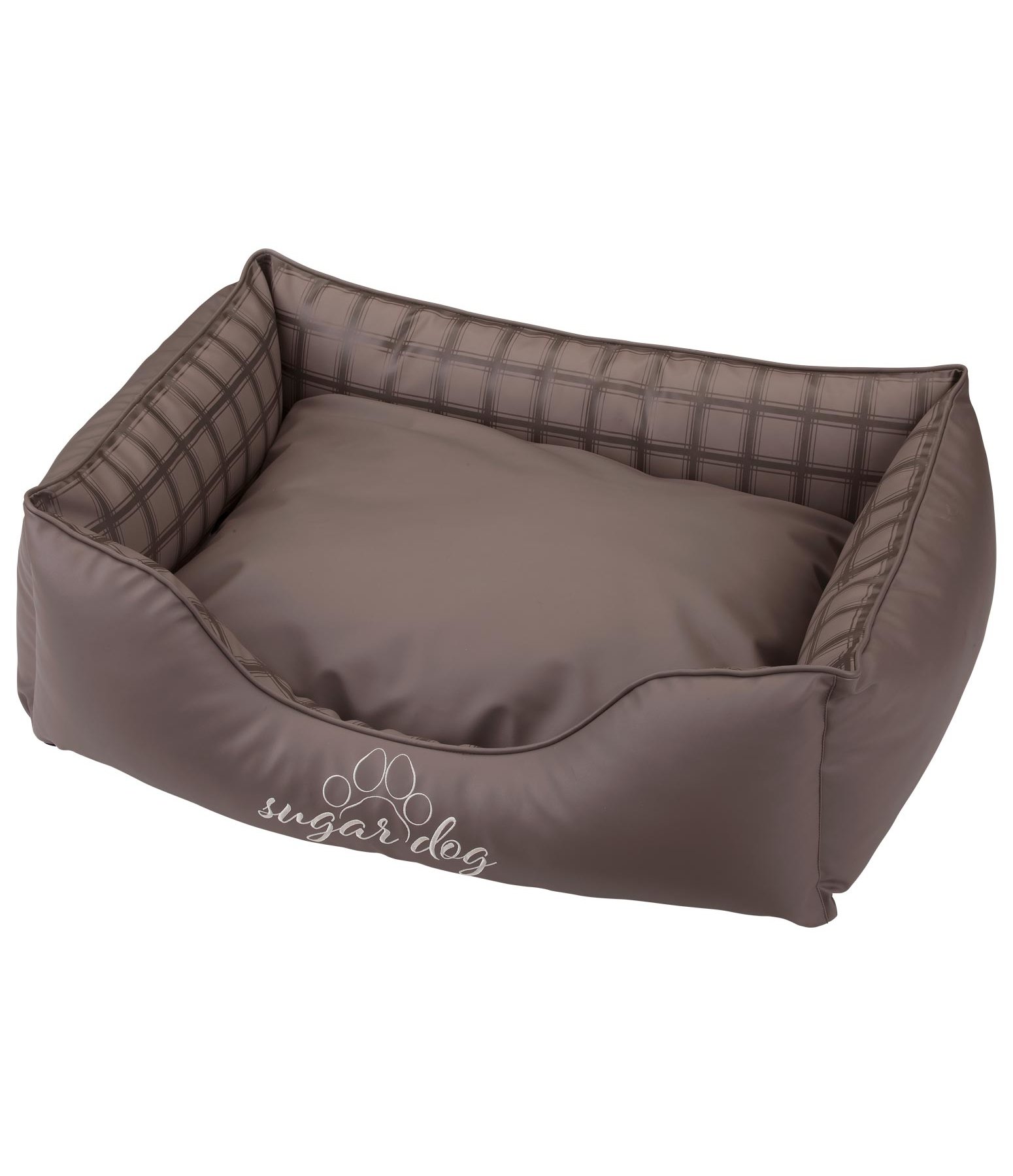 Kunstleder-Hundebett Milon