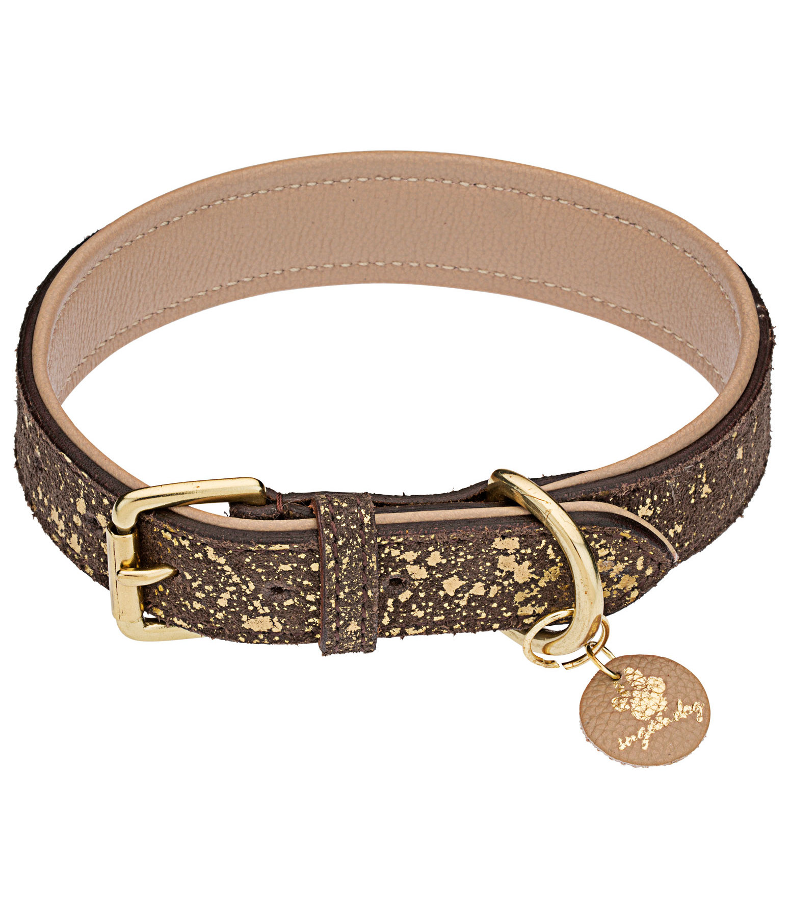 Leder-Hundehalsband Mystic Vibes