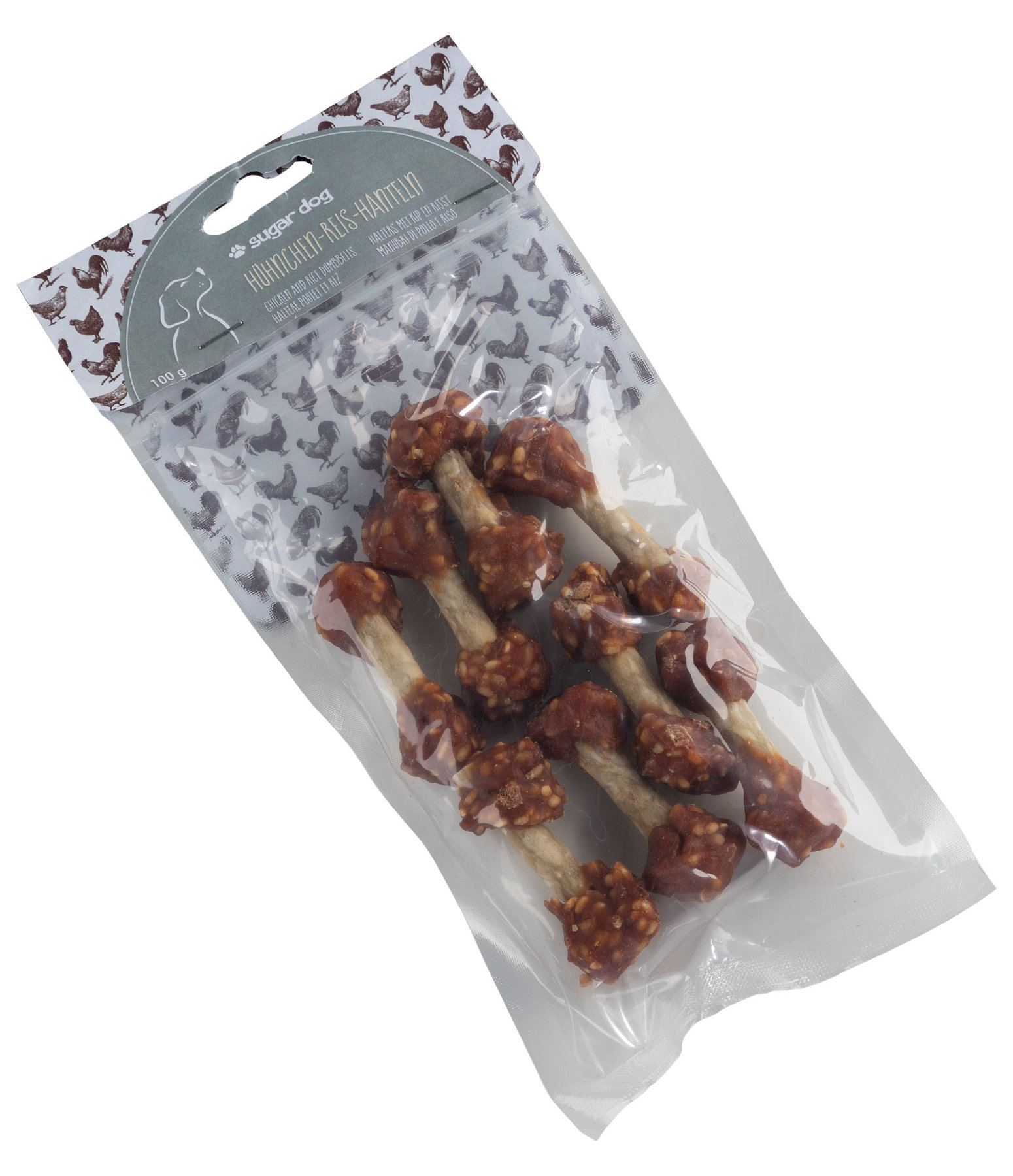 Hühnchen-Reis-Hanteln