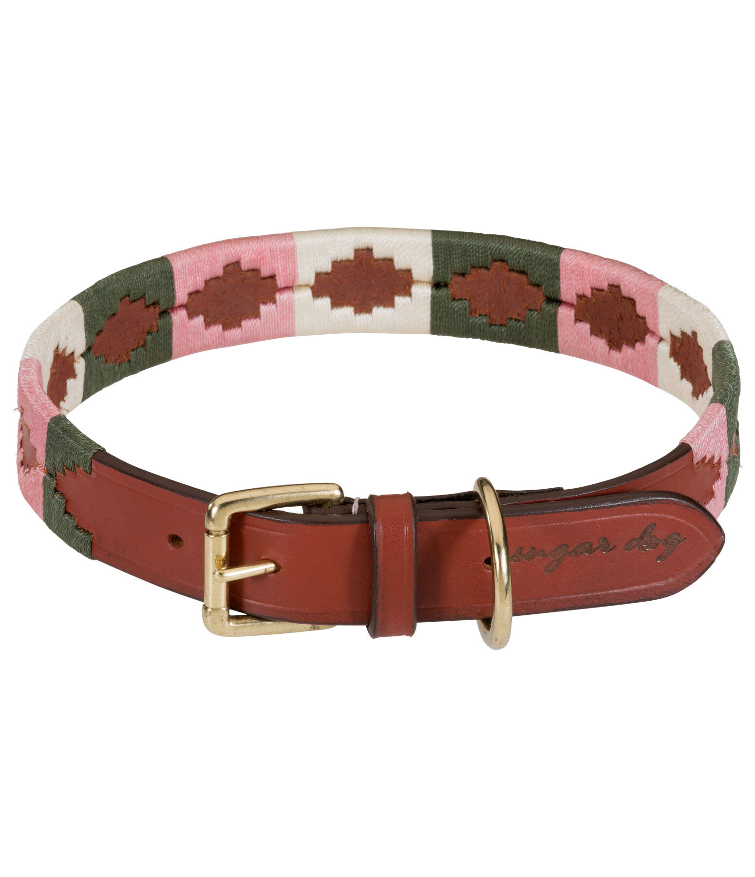 Set: Lederhalsband und -leine Polo Sports