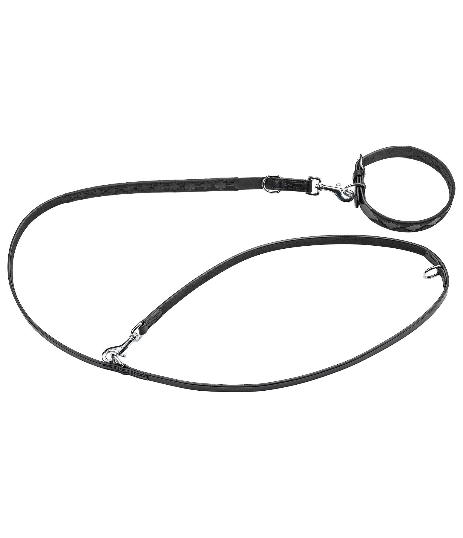 Set: Leder-Hundehalsband und -leine Polo Sports