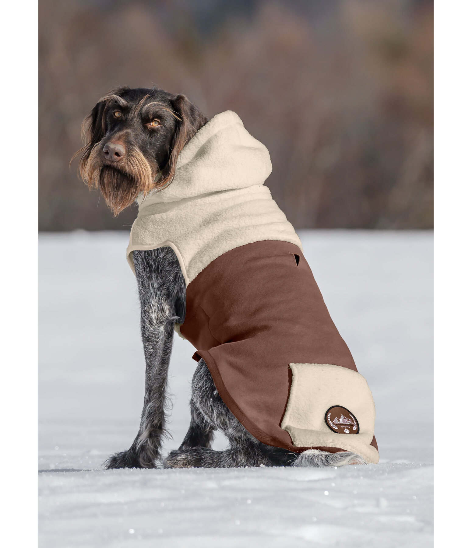 Sherpa-Hunde-Hoodie Sawyer