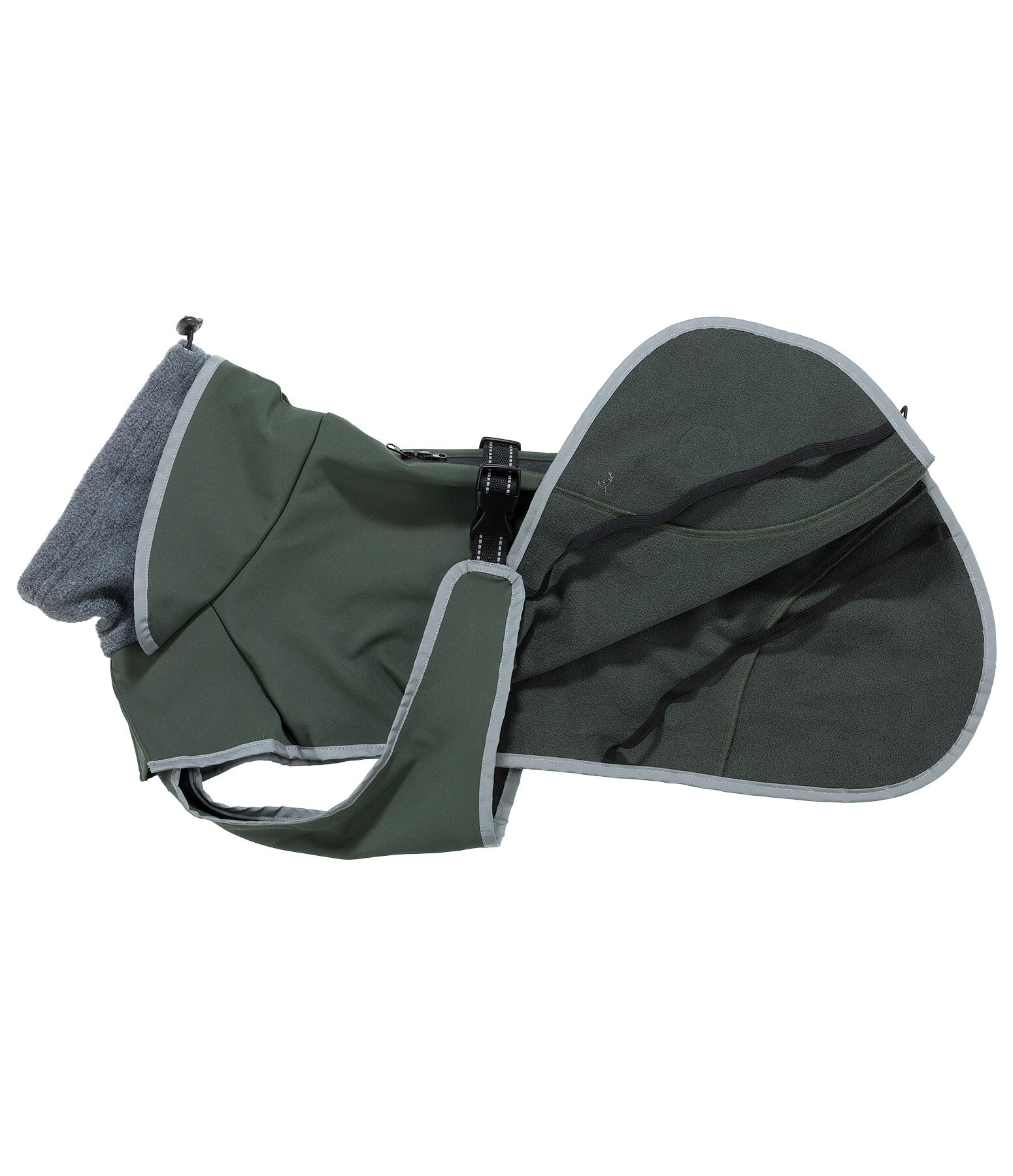 Softshell-Hundemantel mit Fleecekragen Frida