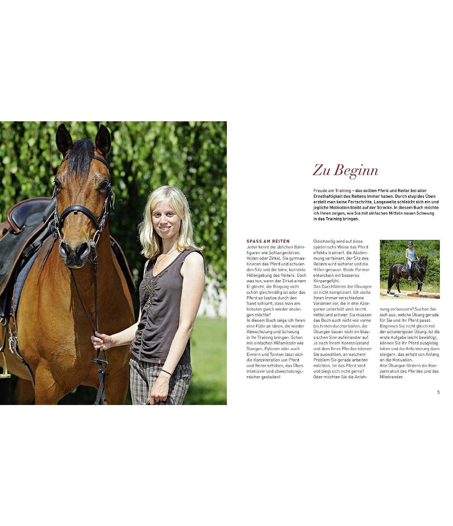 Die besten Übungen - Reittraining mit Stangen und Pylonen