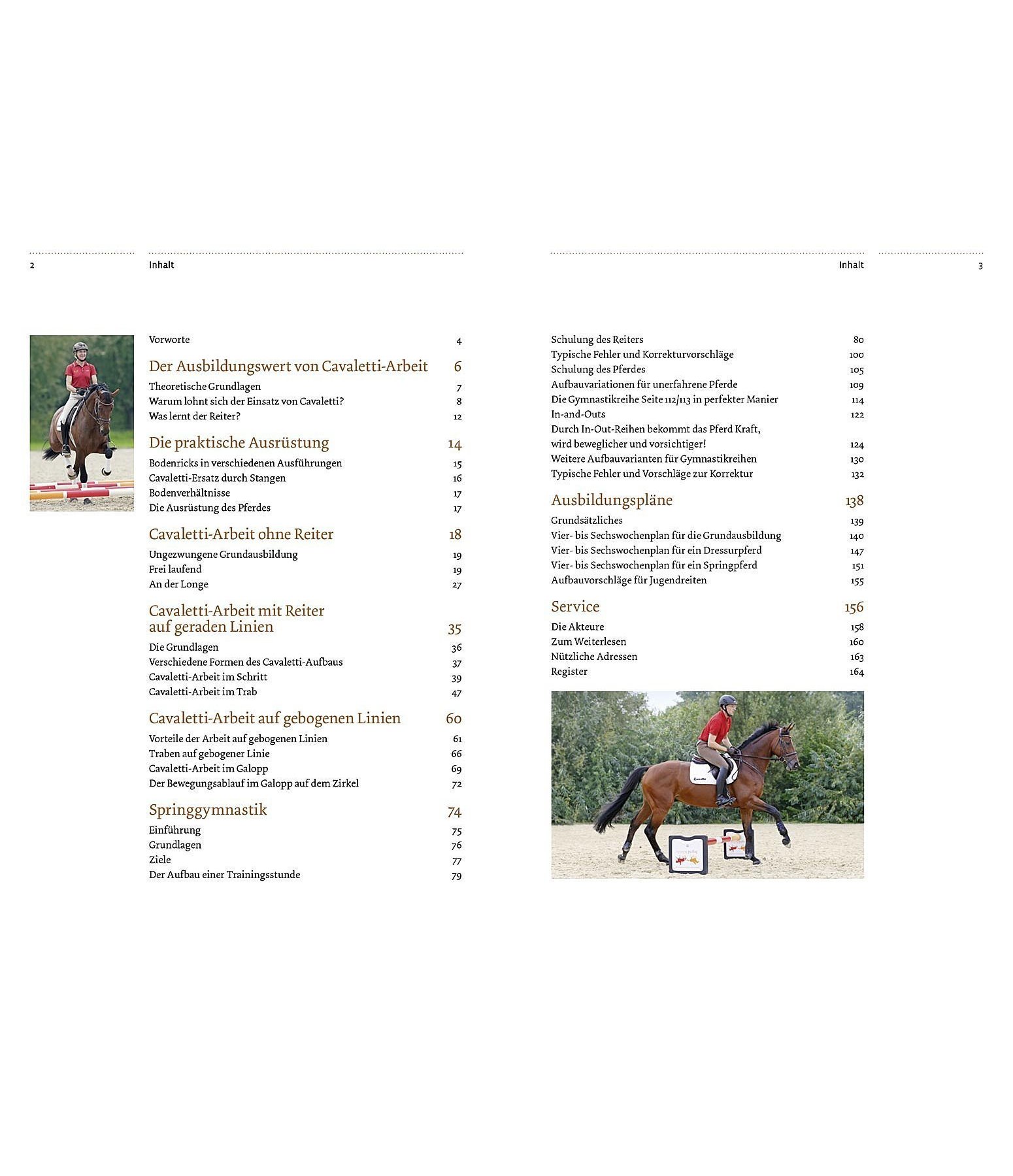 Cavaletti: Dressur und Springen