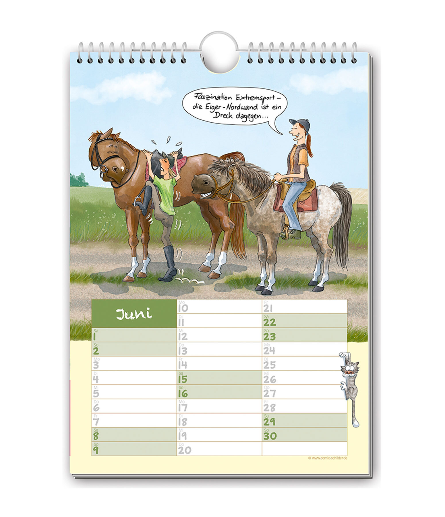 Geschichten vom Pferd - Comic Kalender 2026