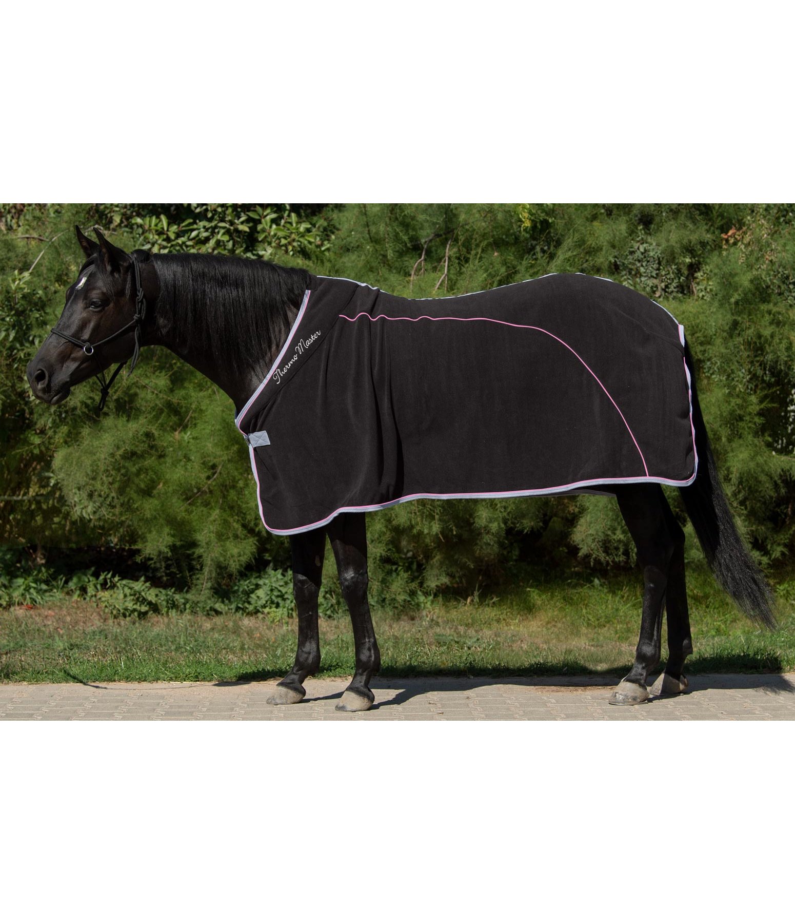 Fleece-Abschwitzdecke Comfy Days mit innenliegendem Bauchgurt