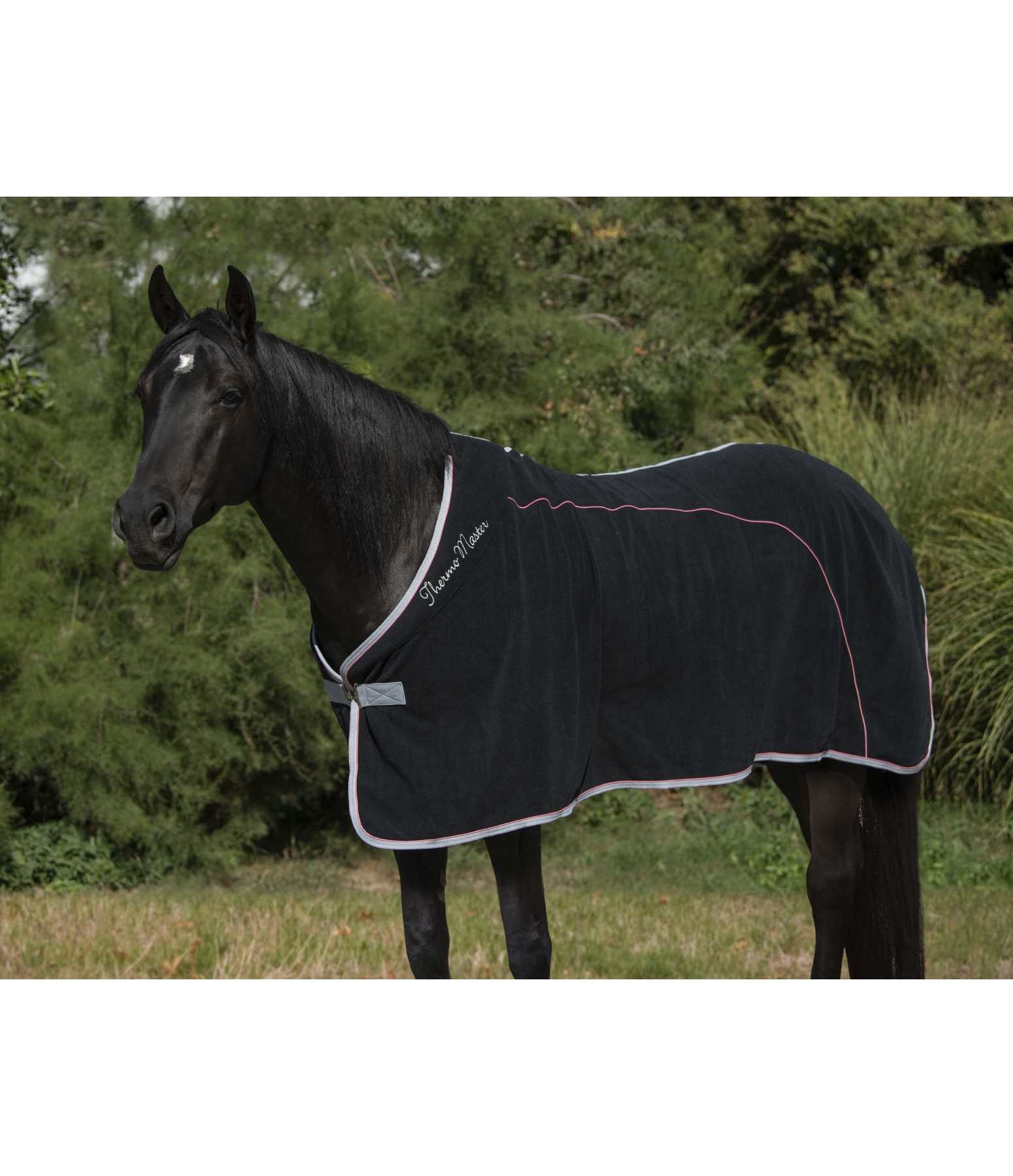 Fleece-Abschwitzdecke Comfy Days mit innenliegendem Bauchgurt