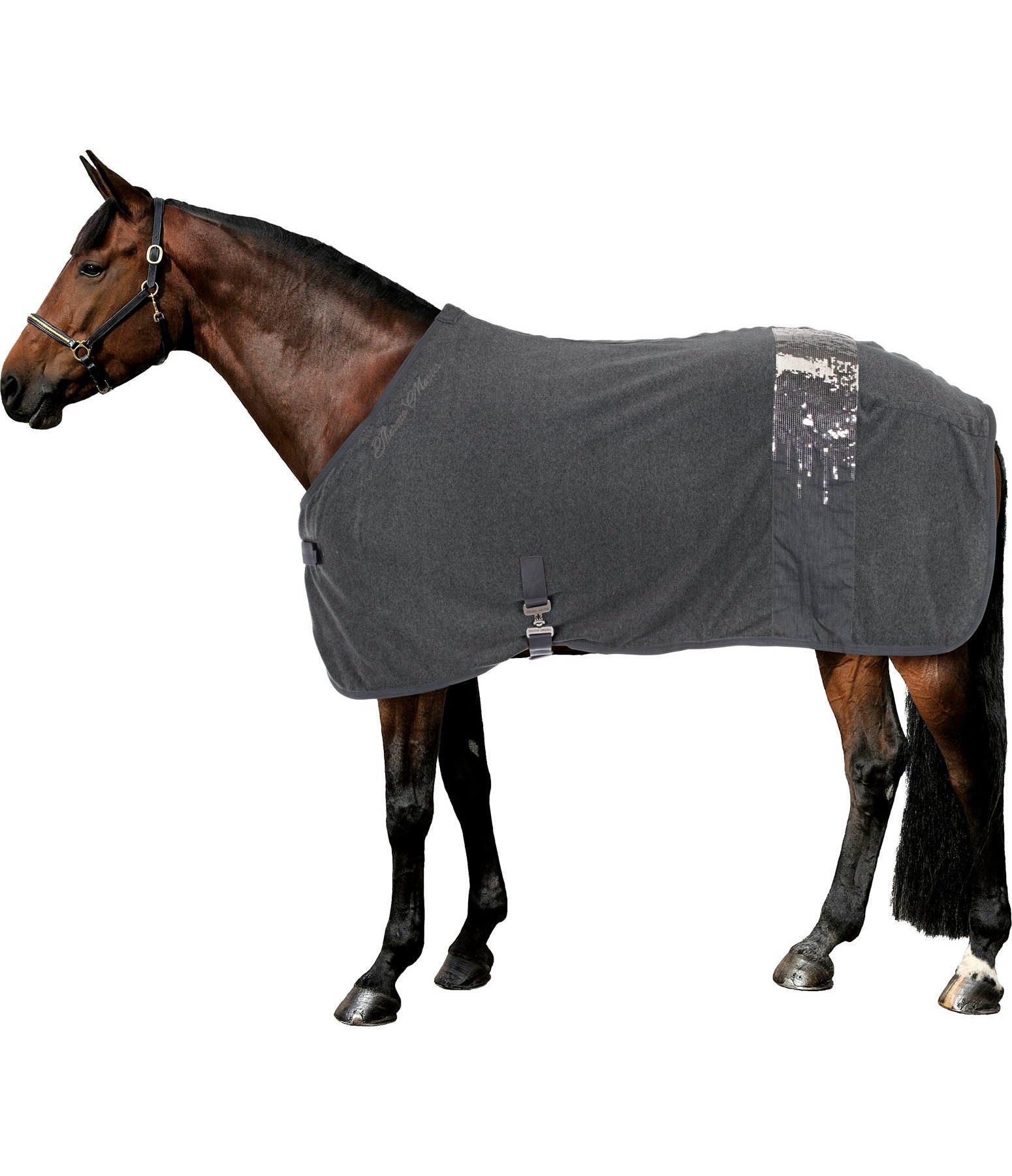 Fleece-Abschwitzdecke Rising Sequins