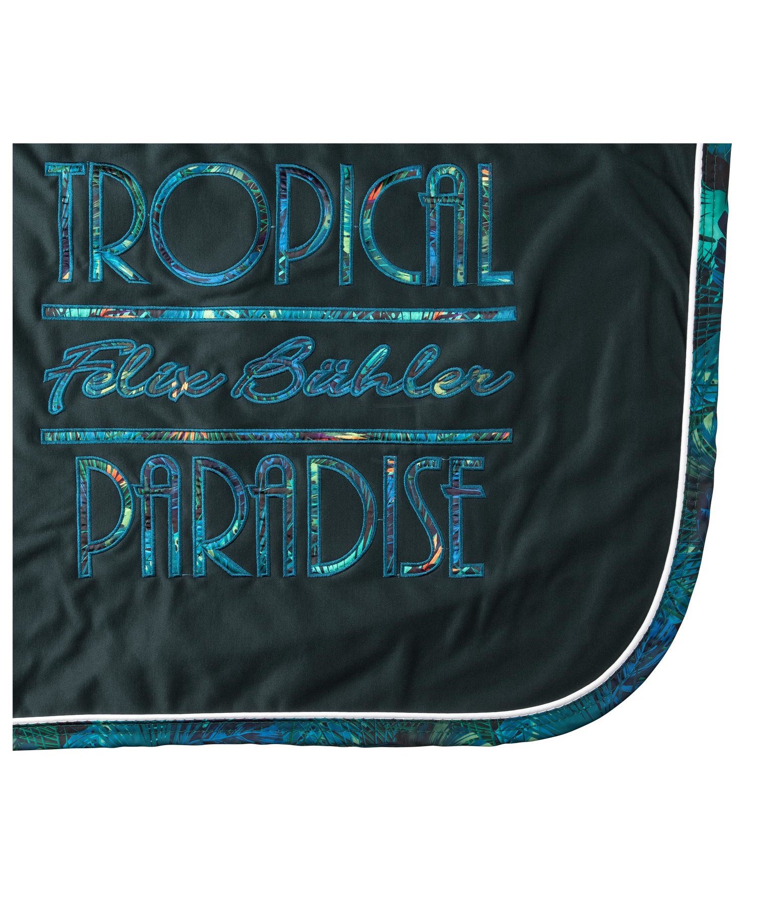Jersey-Fleece Cooler Tropical Paradise