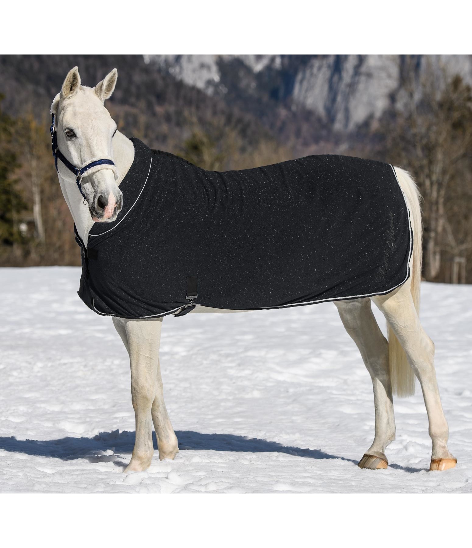Fleece-Abschwitzdecke Moonlight