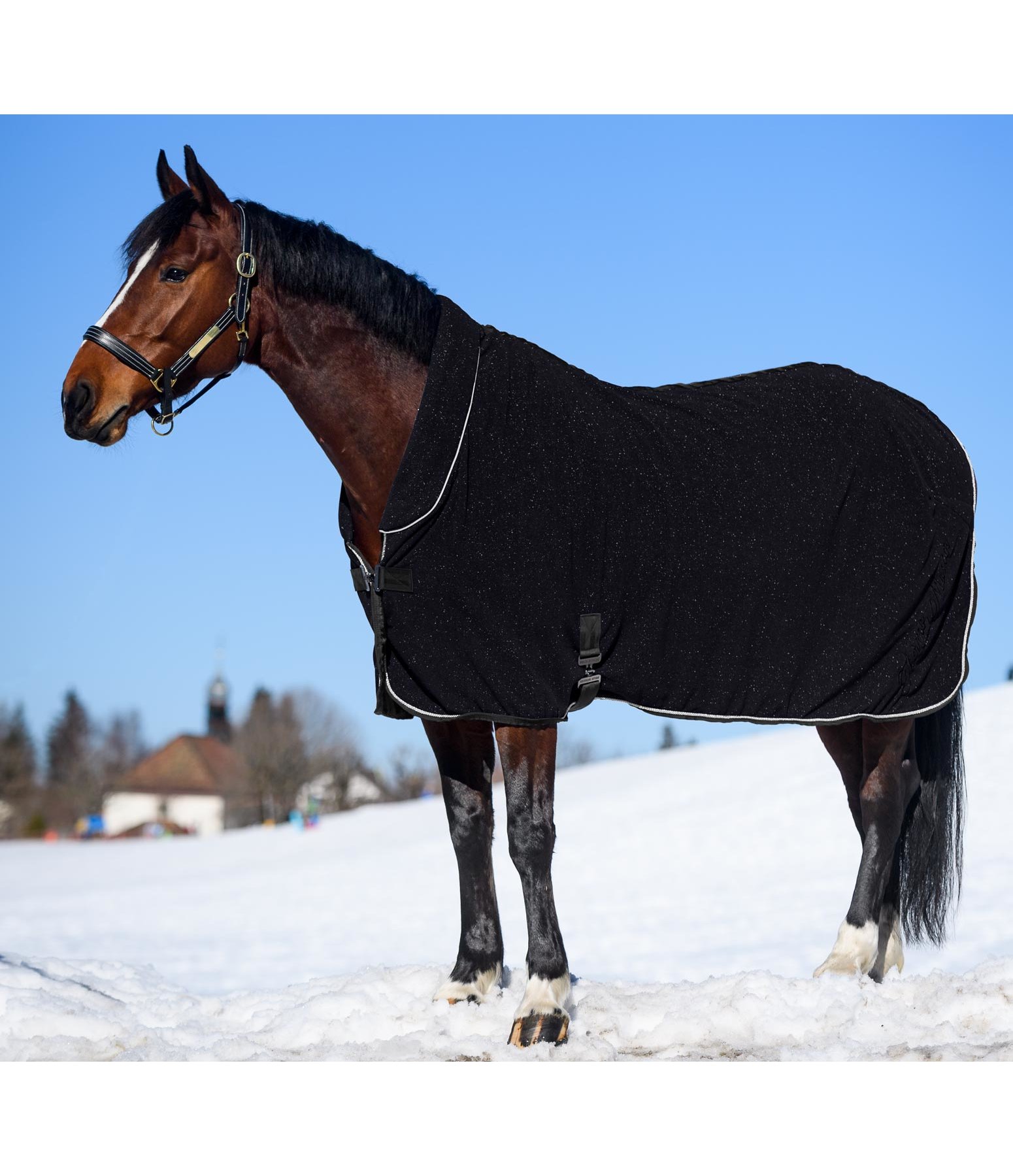Fleece-Abschwitzdecke Moonlight