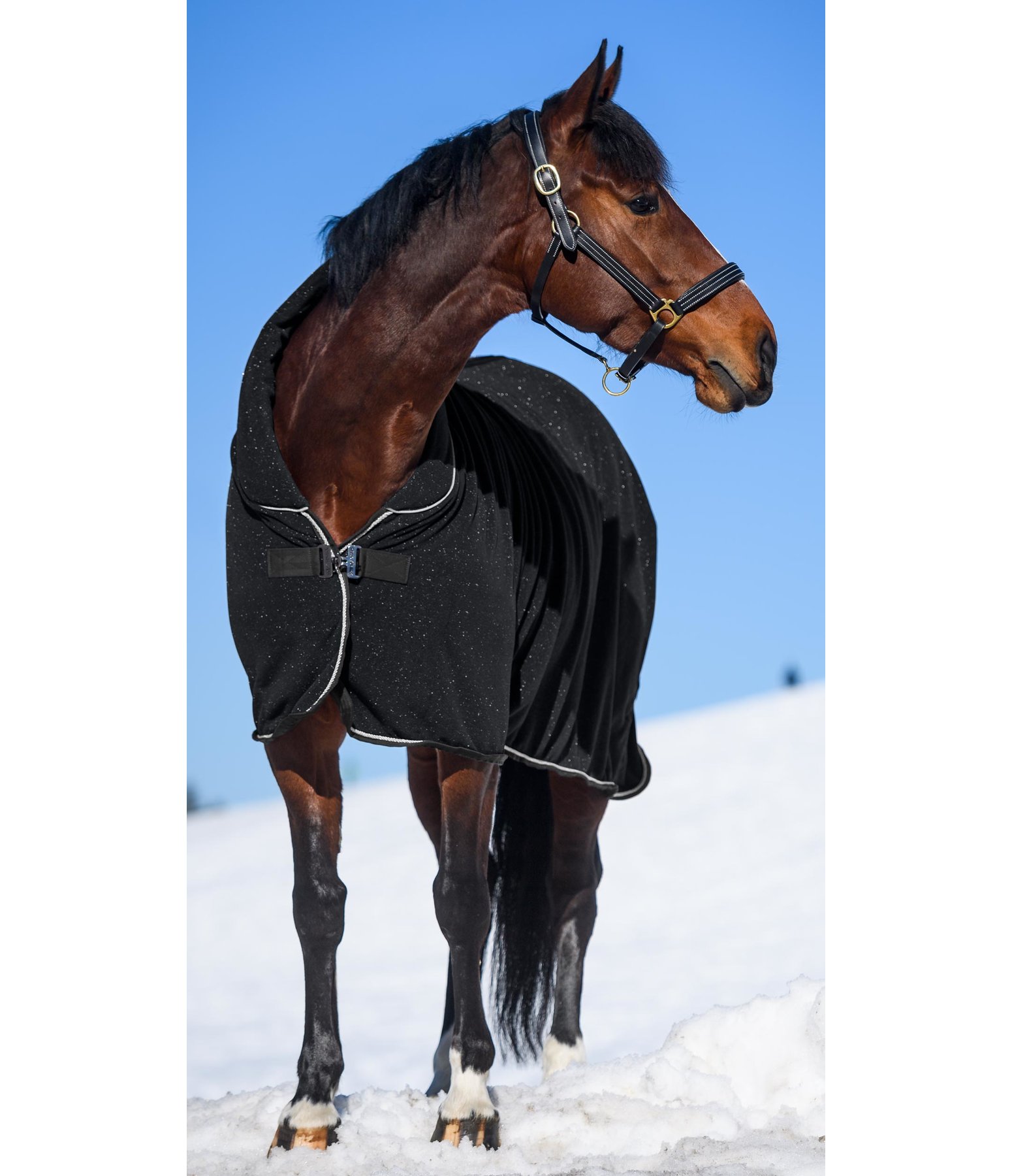 Fleece-Abschwitzdecke Moonlight