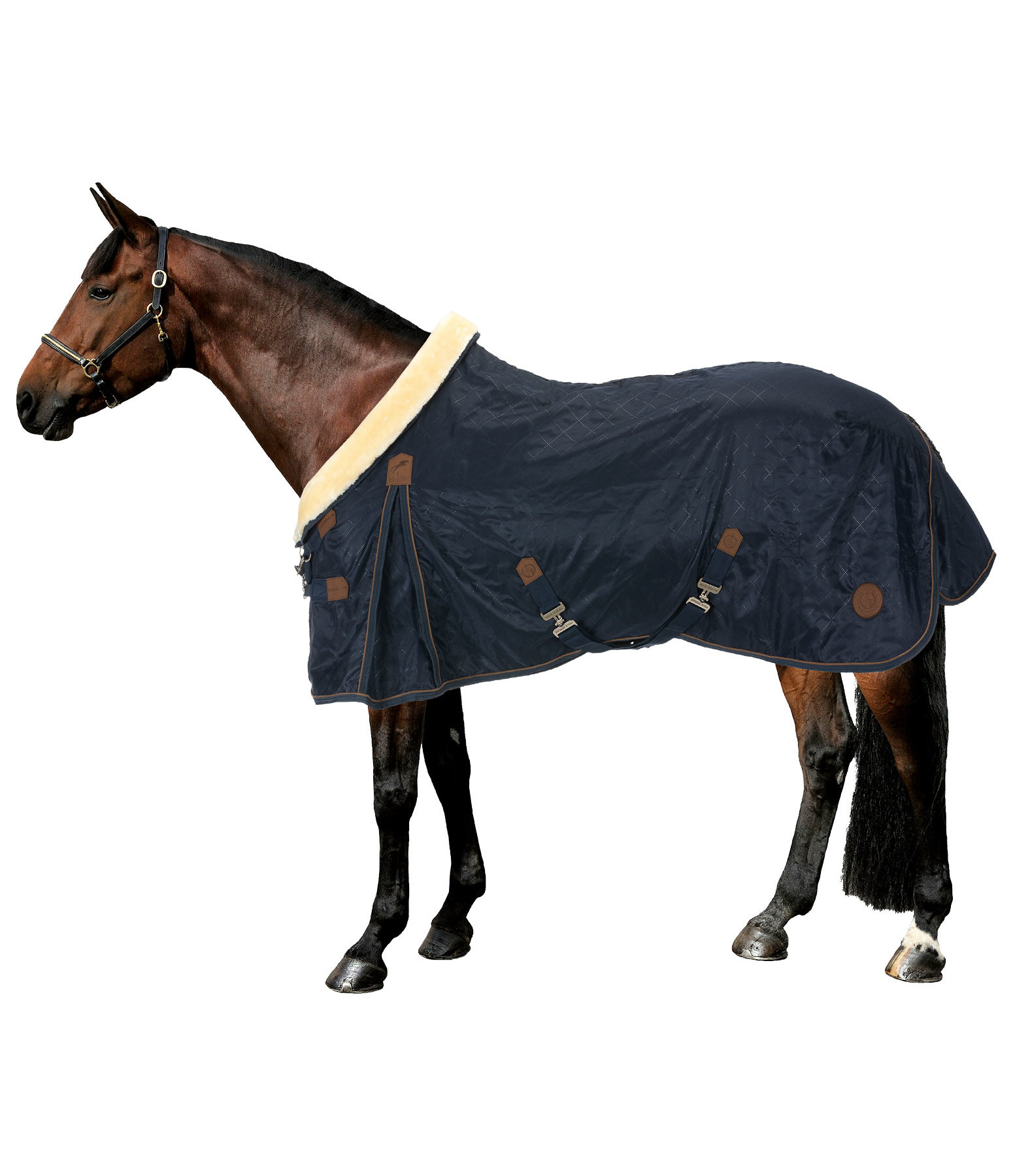 Stalldecke Timeless Elegance mit Teddyfleece-Kragen