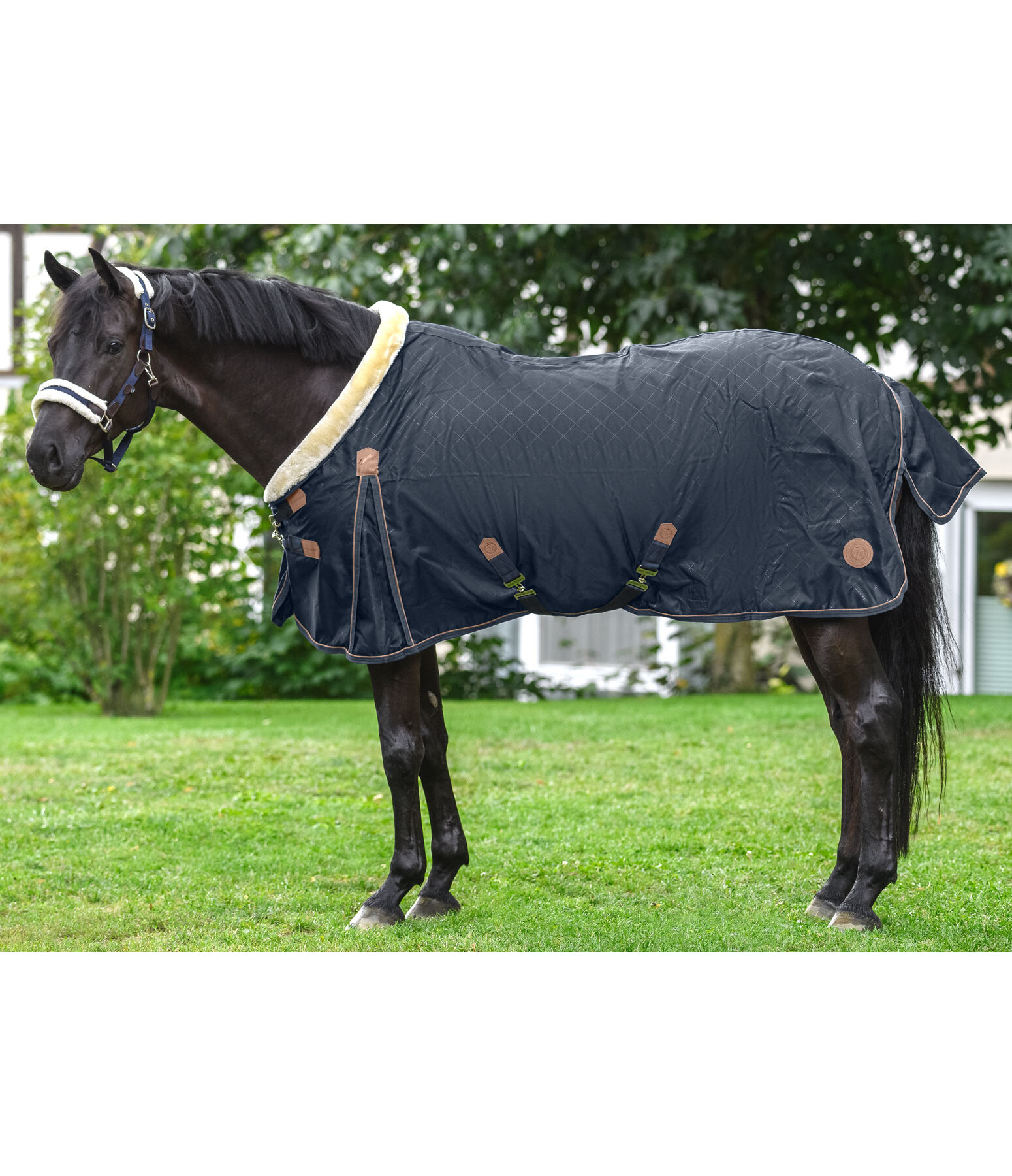 Stalldecke Timeless Elegance mit Teddyfleece-Kragen