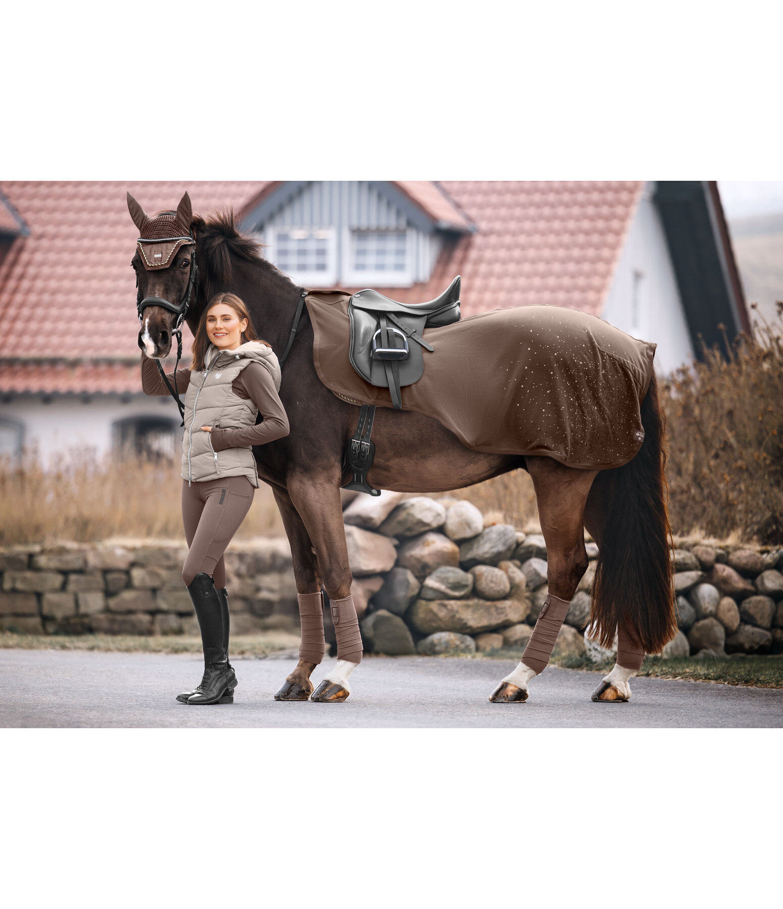 Funktions-Fleece-Ausreitdecke Sparkling II