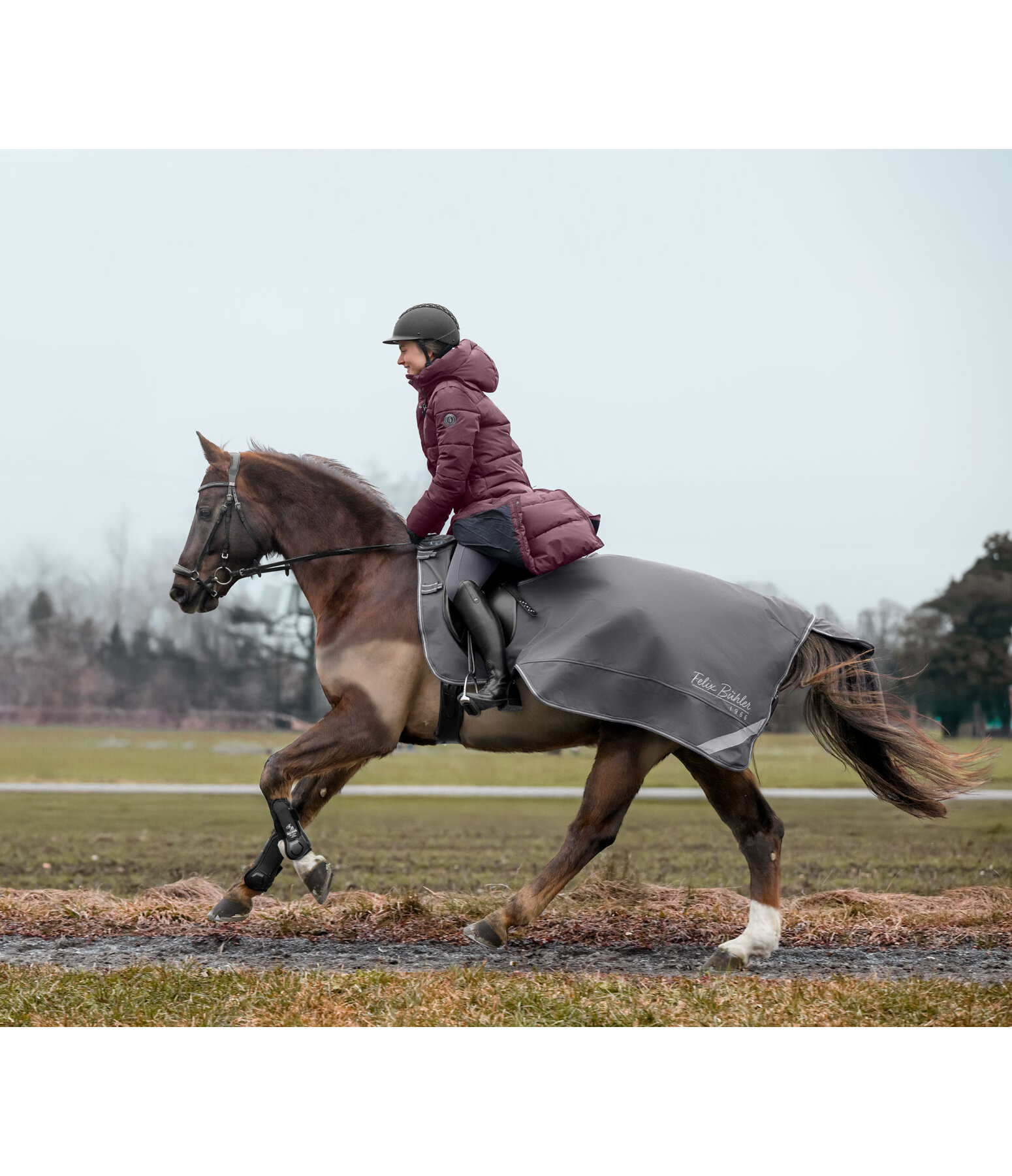 Softshell-Ausreitdecke Alecto inkl. abnehmbarem Halsteil