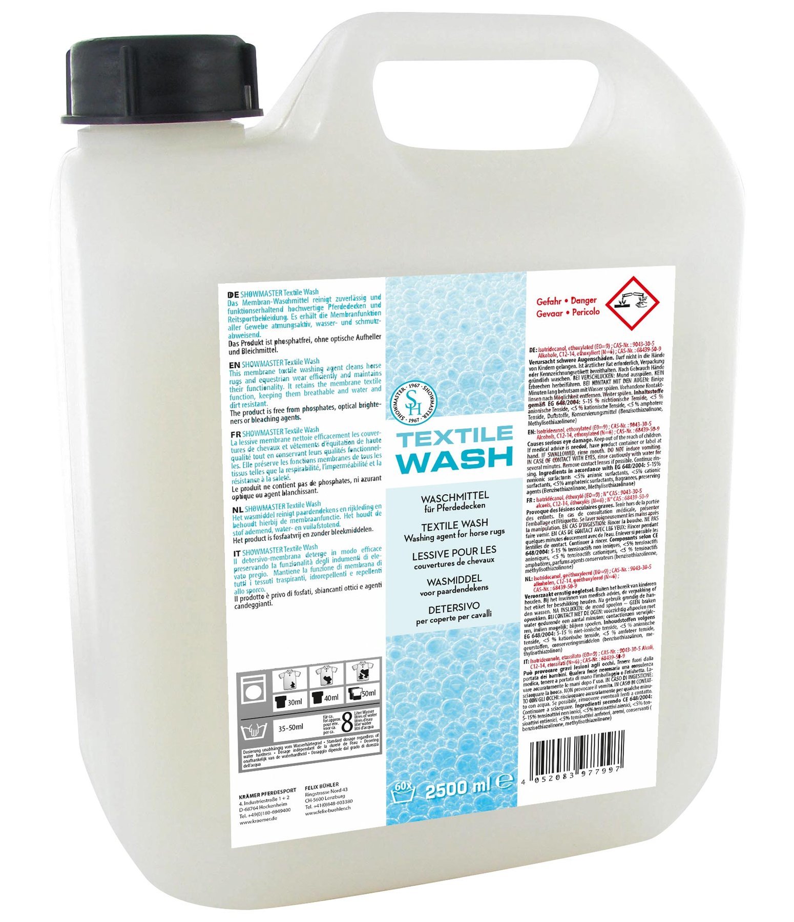 Waschmittel für Pferdedecken Textile Wash