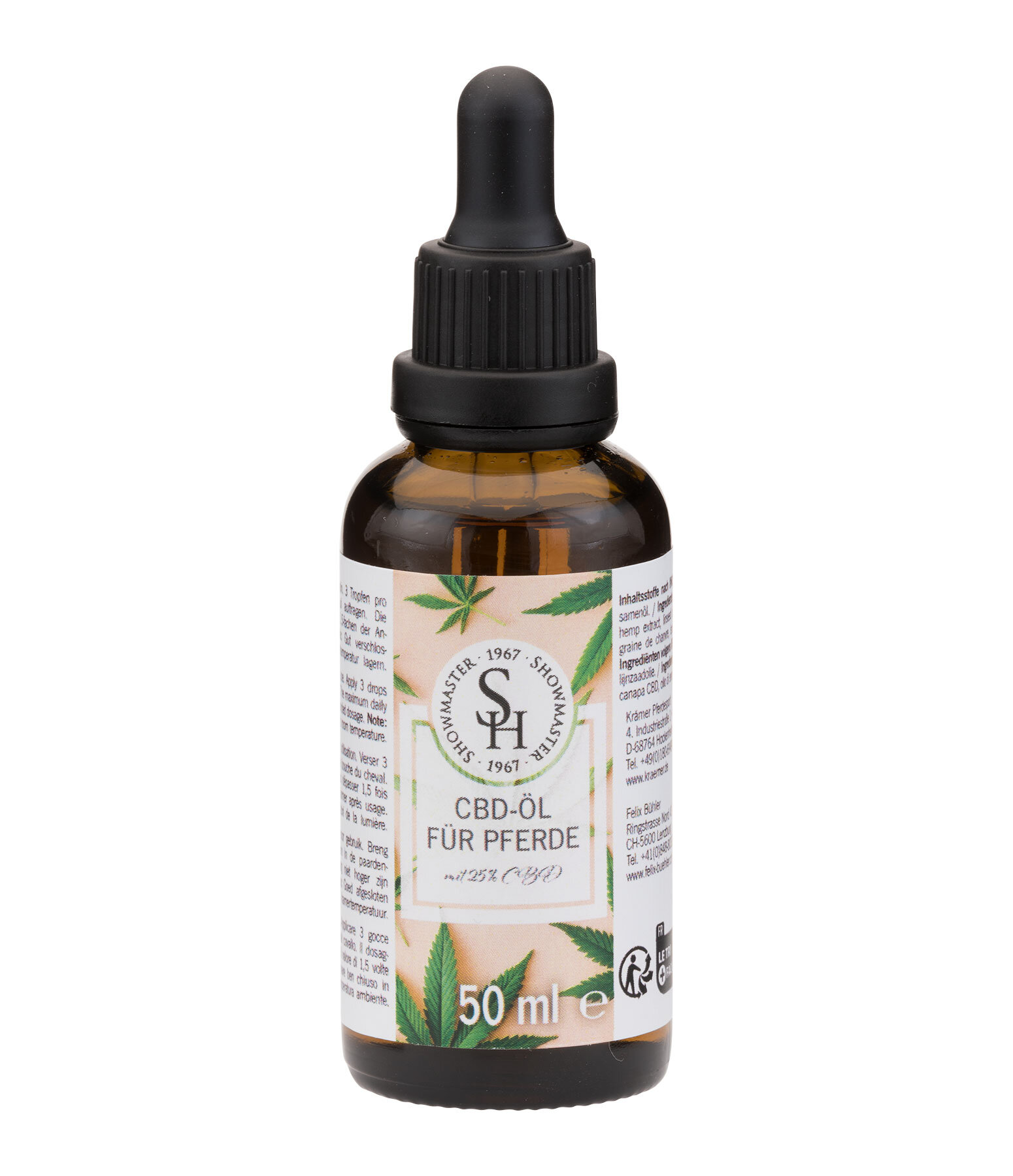 CBD Öl für Pferde 25 %